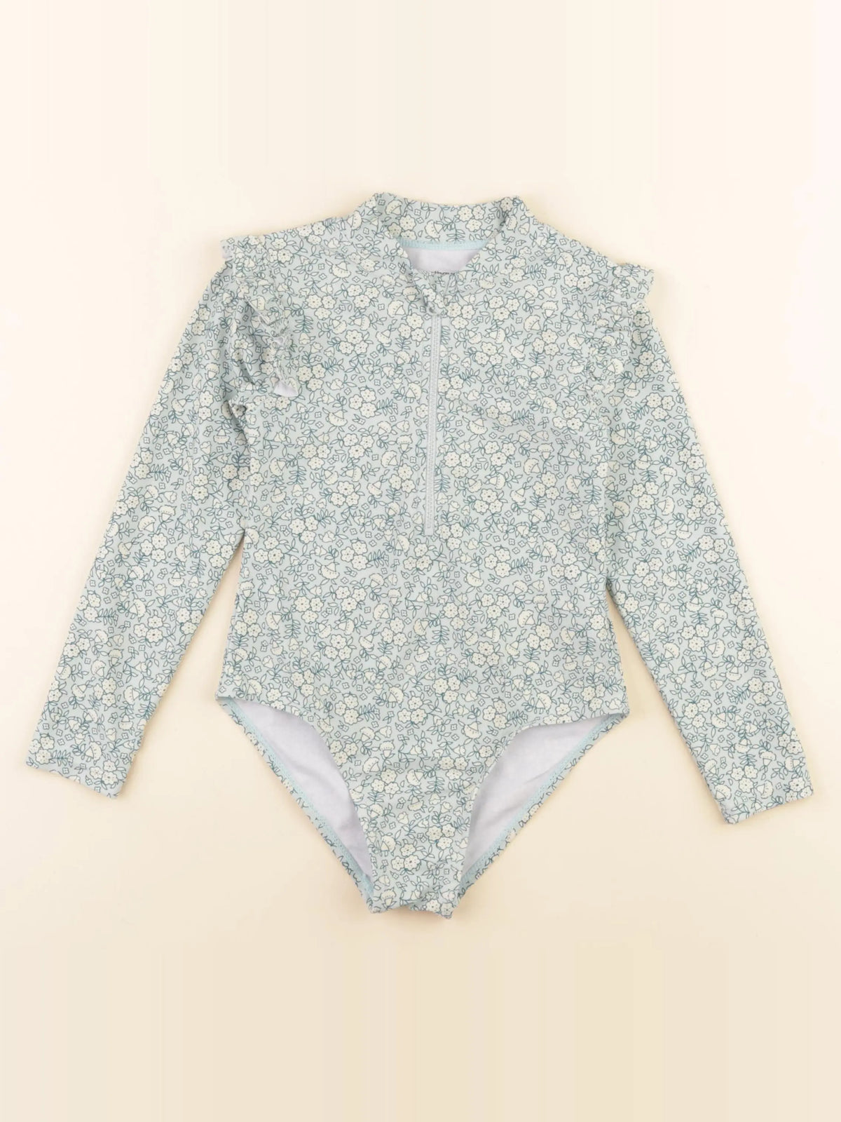 Vertbaudet - maillot de bain vert - 5 ans