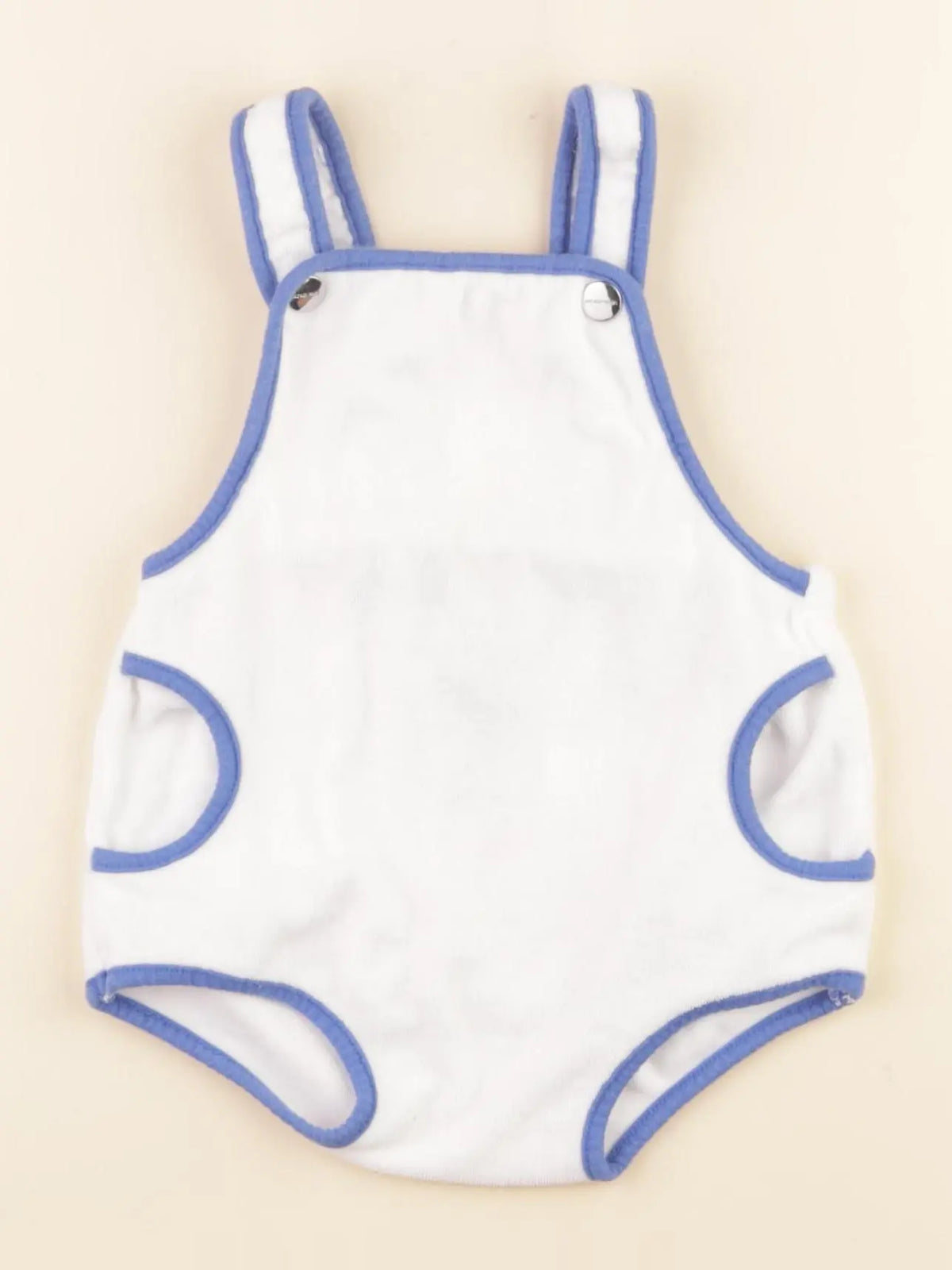 Jacadi - salopette blanc, bleu - 12 mois