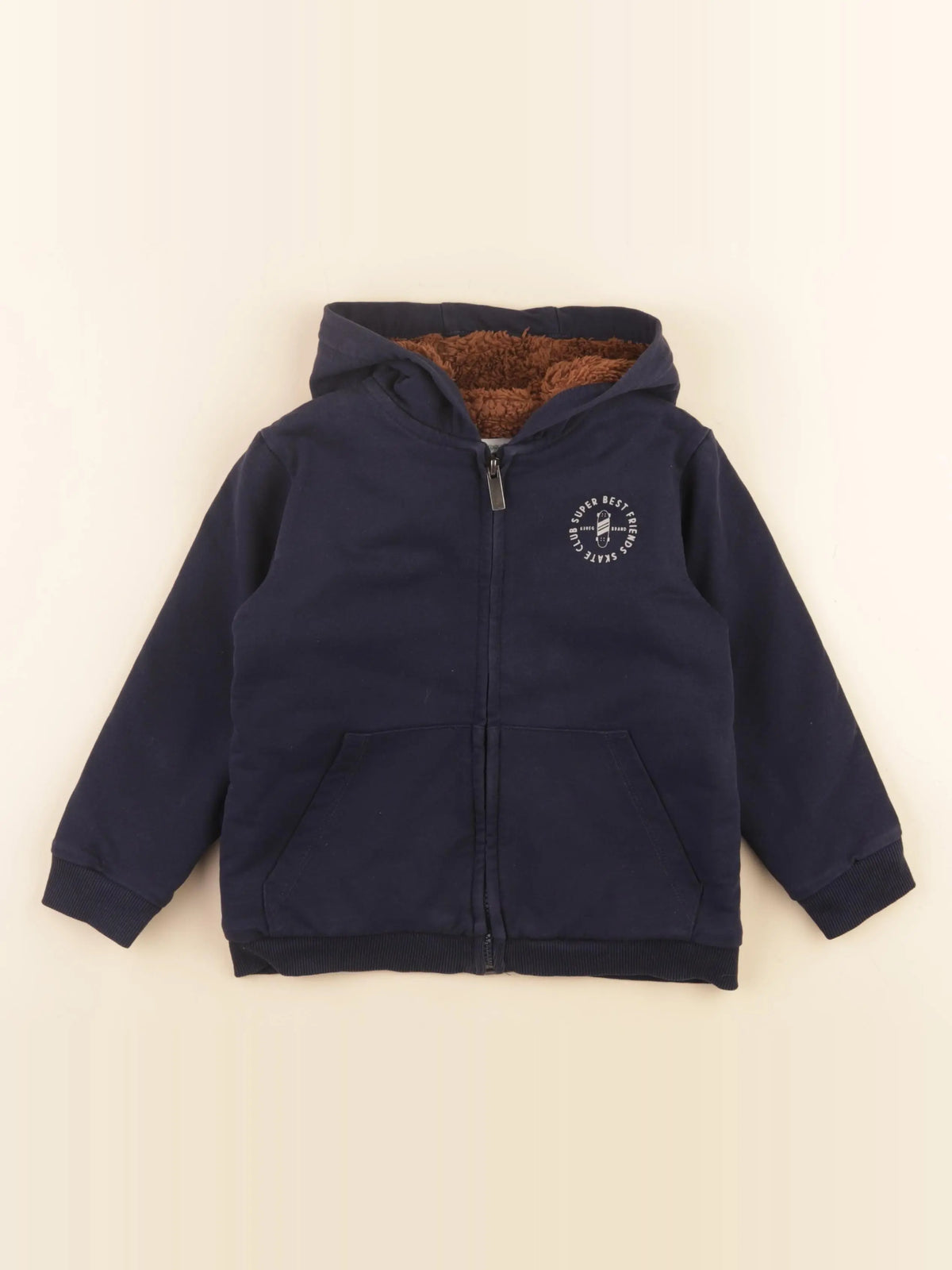 Vertbaudet - sweat bleu - 5 ans