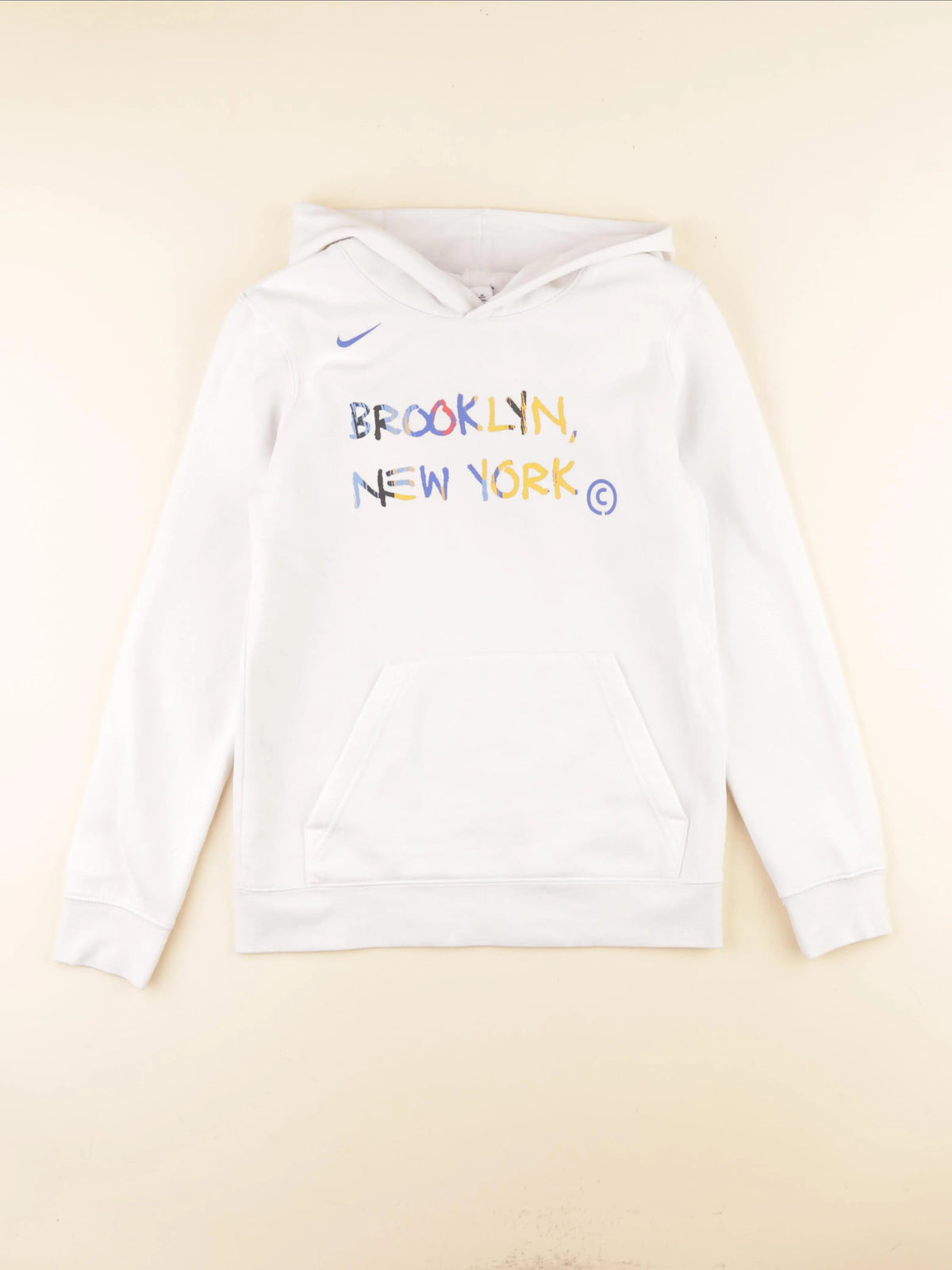 Nike - sweat blanc - 12/14 ans