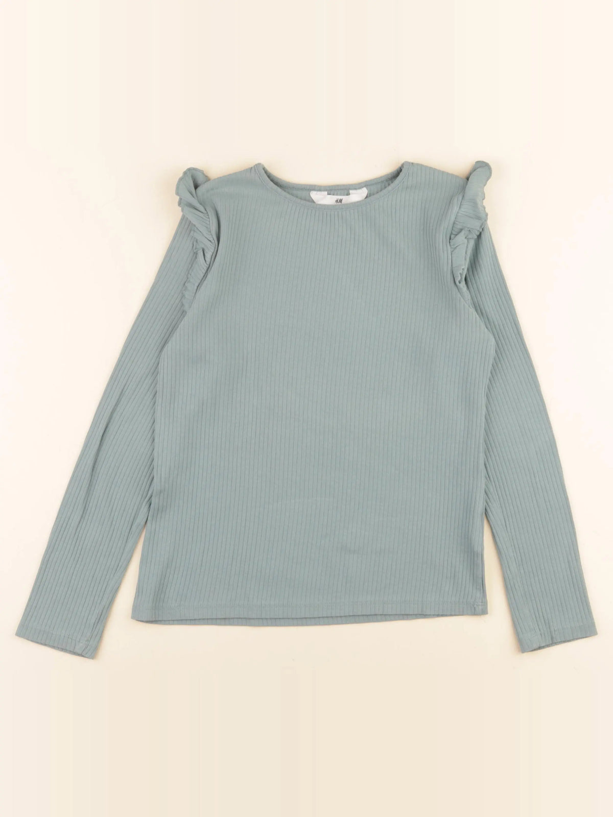 H&M - tee-shirt vert - 8/10 ans