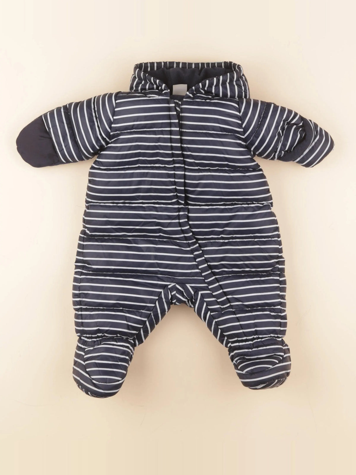 Petit Bateau - combi-pilote bleu - 3 mois