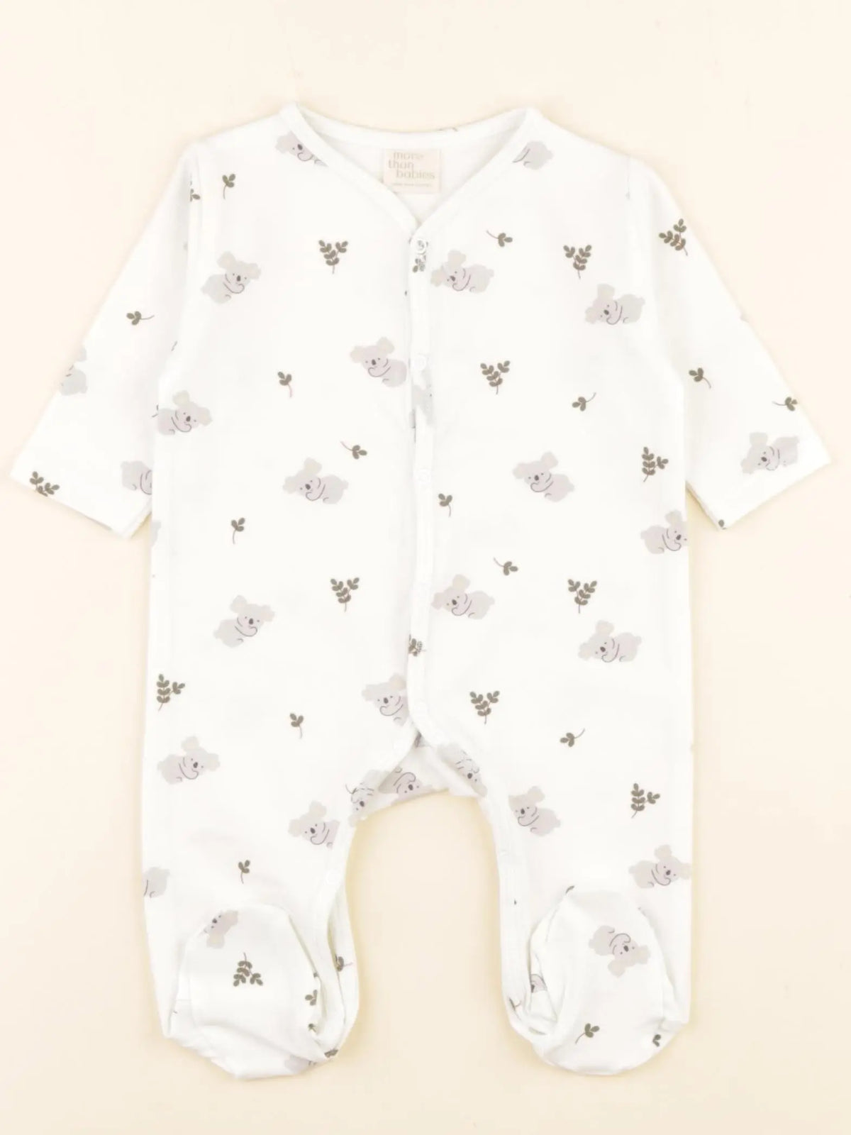 Pyjama coton koala blanc