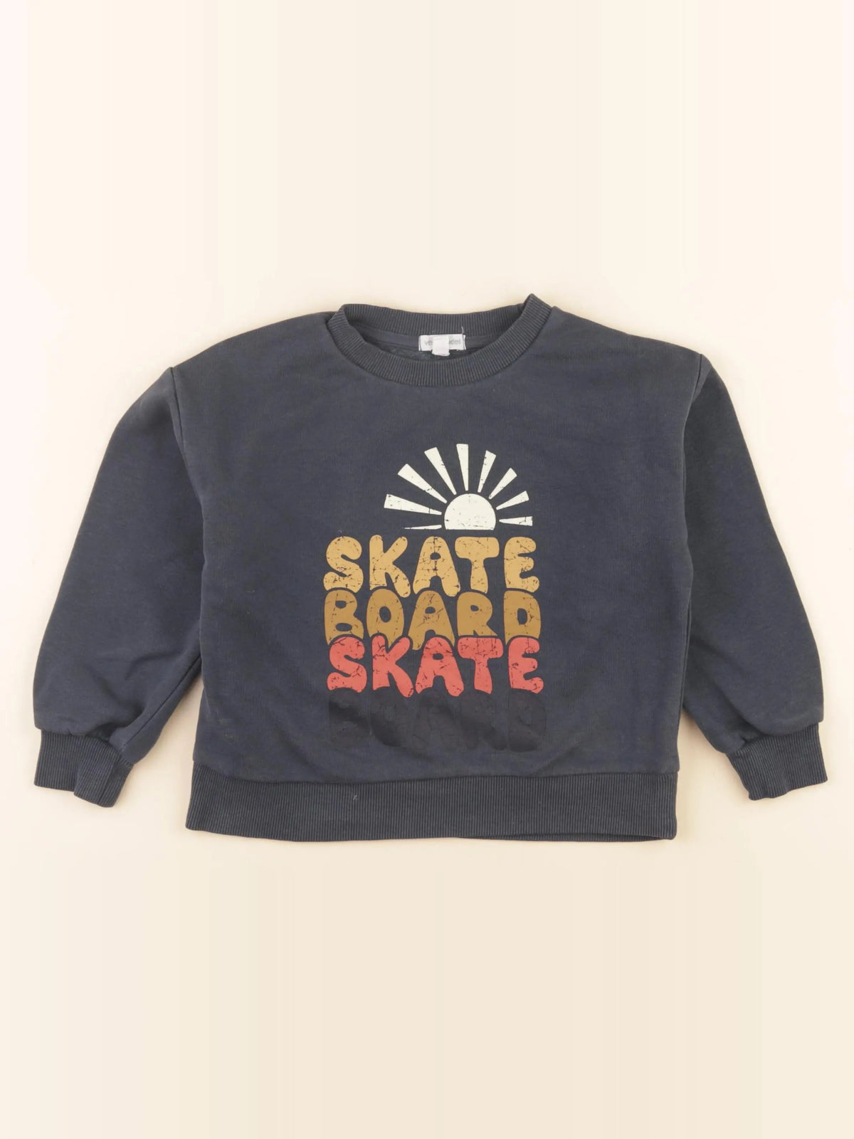 Vertbaudet - sweat gris - 4 ans