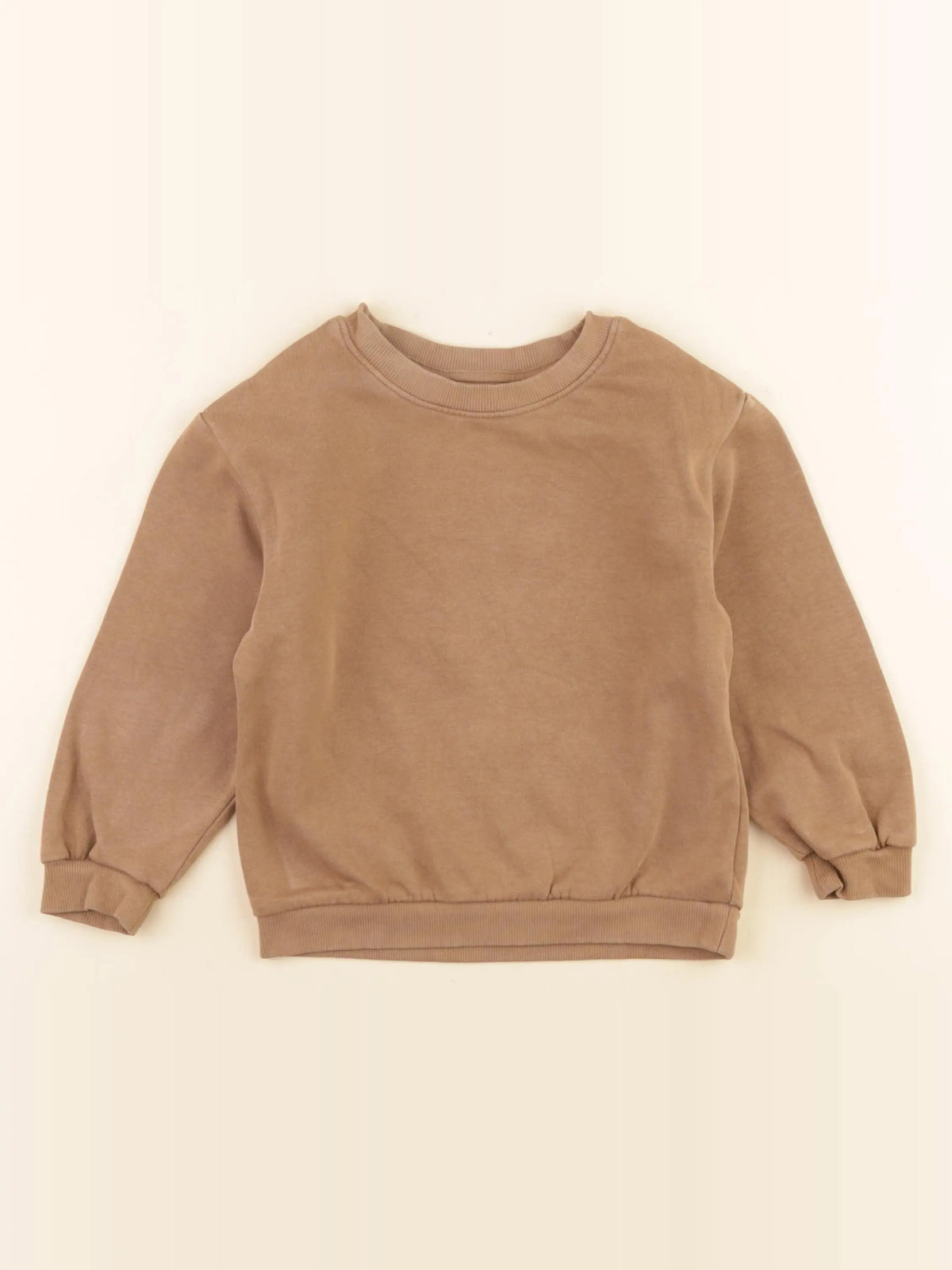 H&M - sweat marron - 2/4 ans