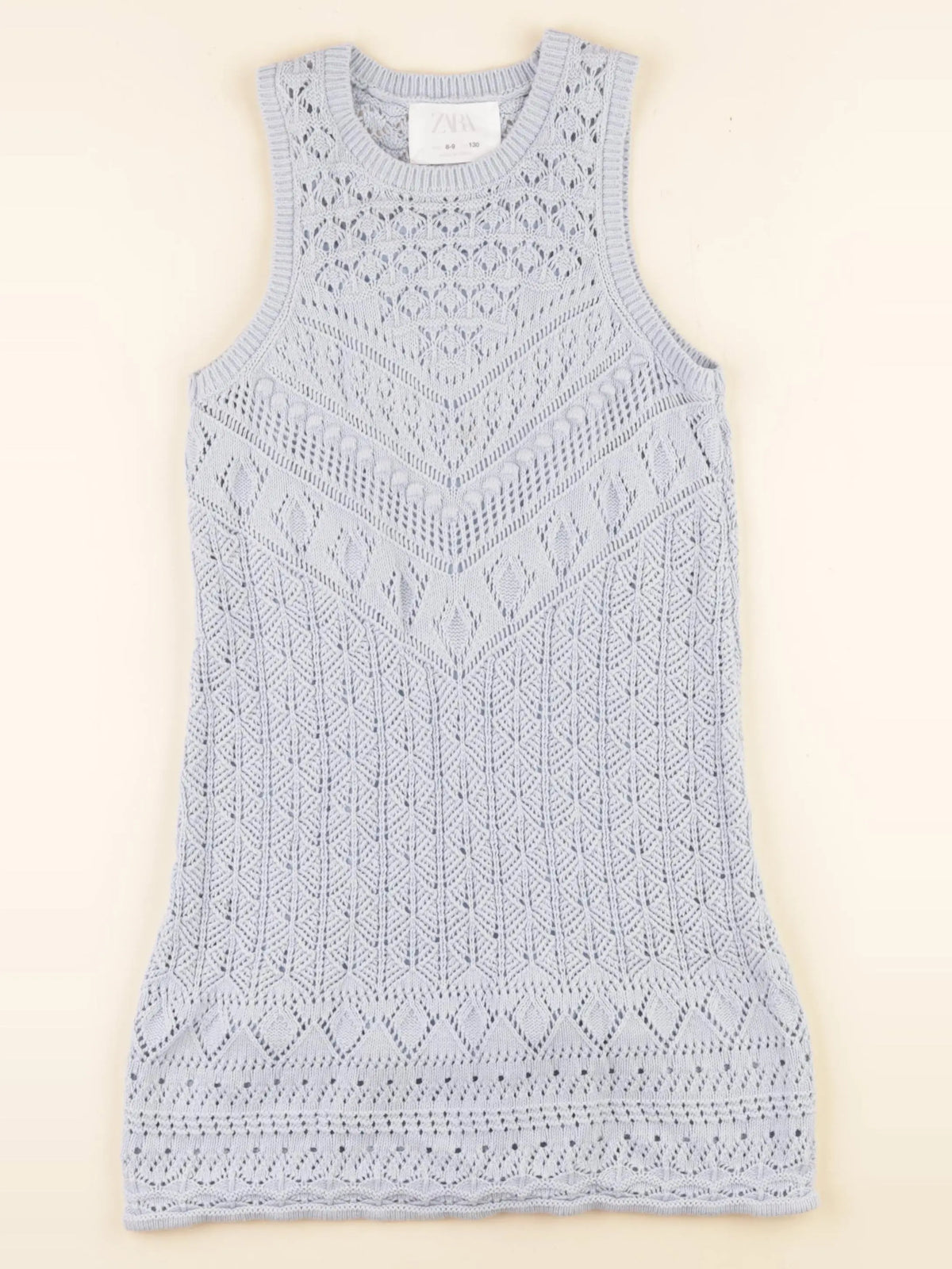 Zara - robe bleu - 8/9 ans