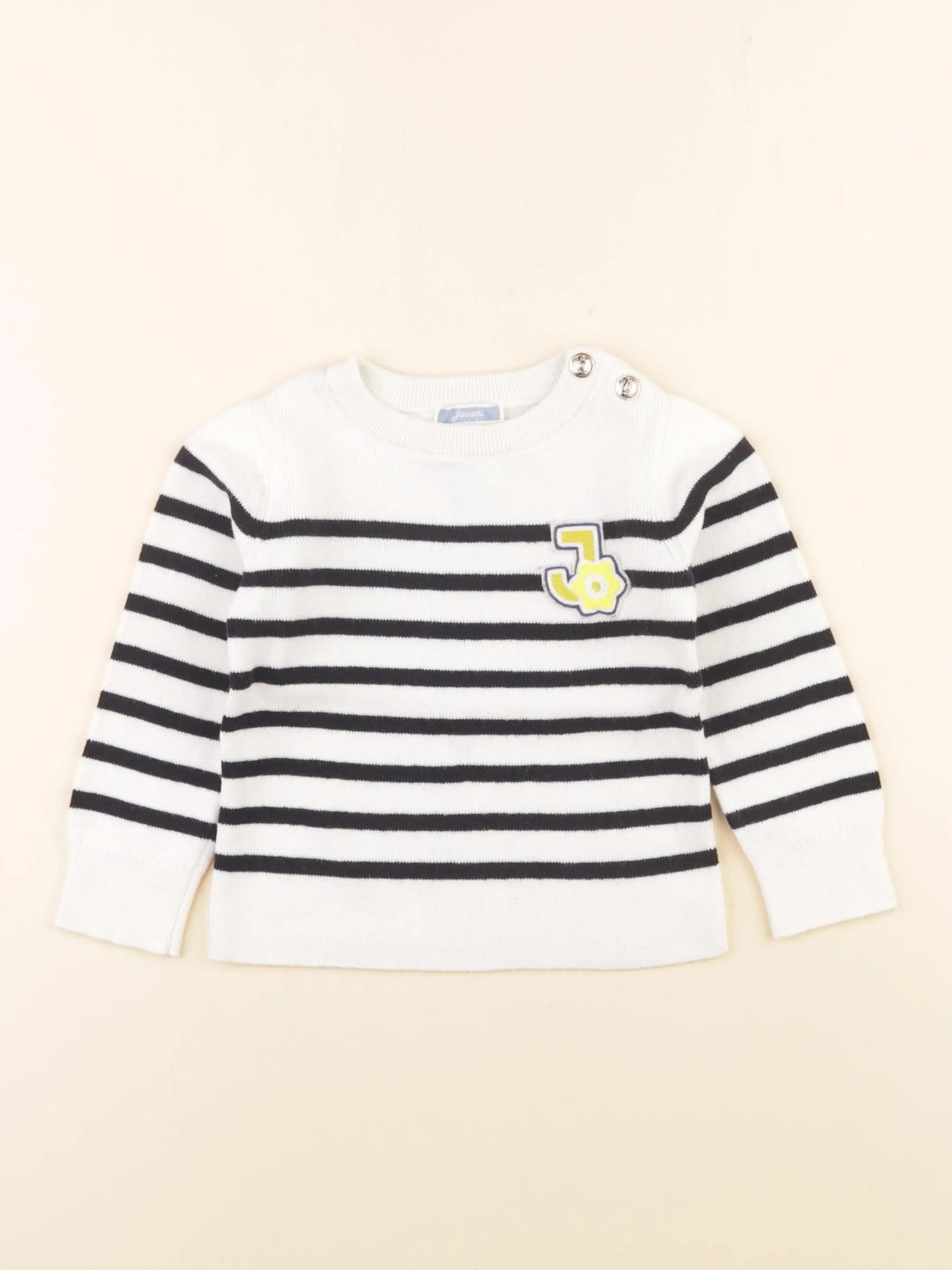 Jacadi - pull bleu - 3 ans