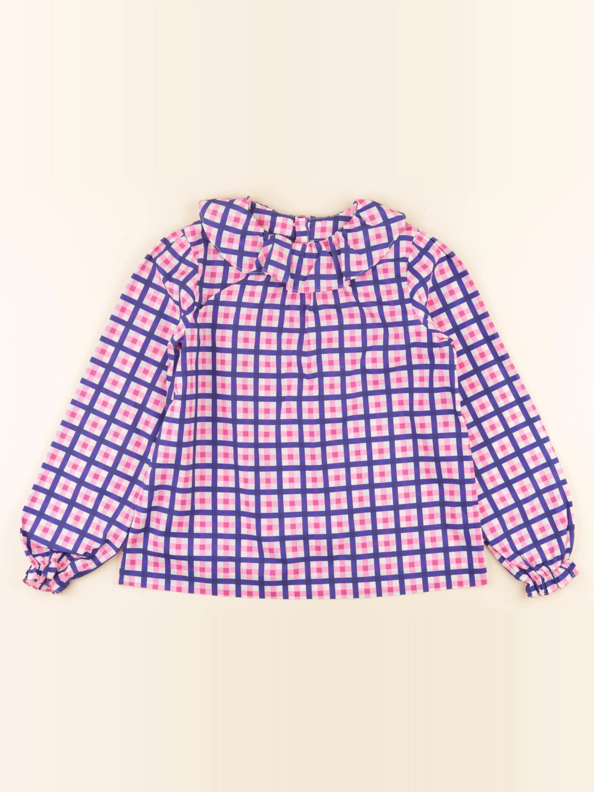 Jacadi - blouse bleu, rose - 10 ans