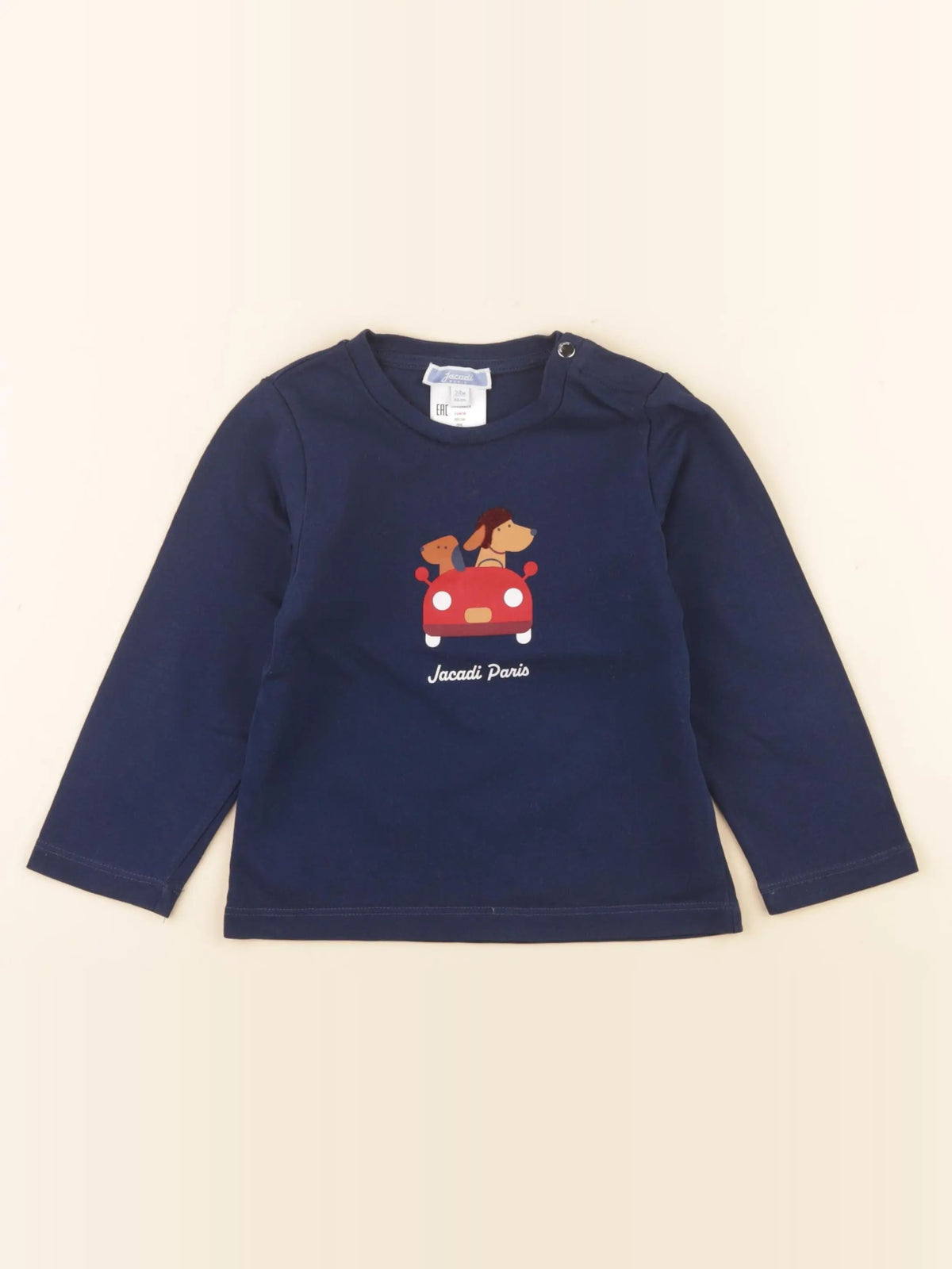 Jacadi - tee-shirt bleu - 24 mois