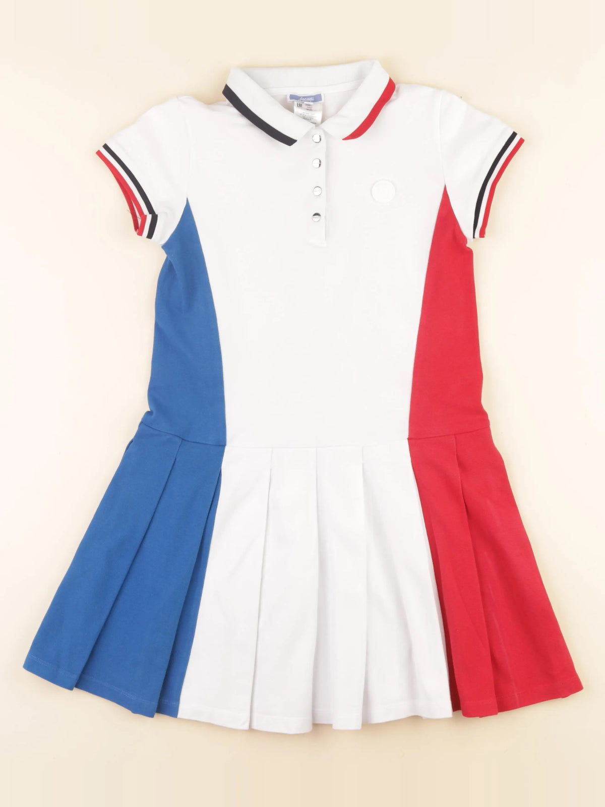 Jacadi - robe bleu, rouge - 10 ans