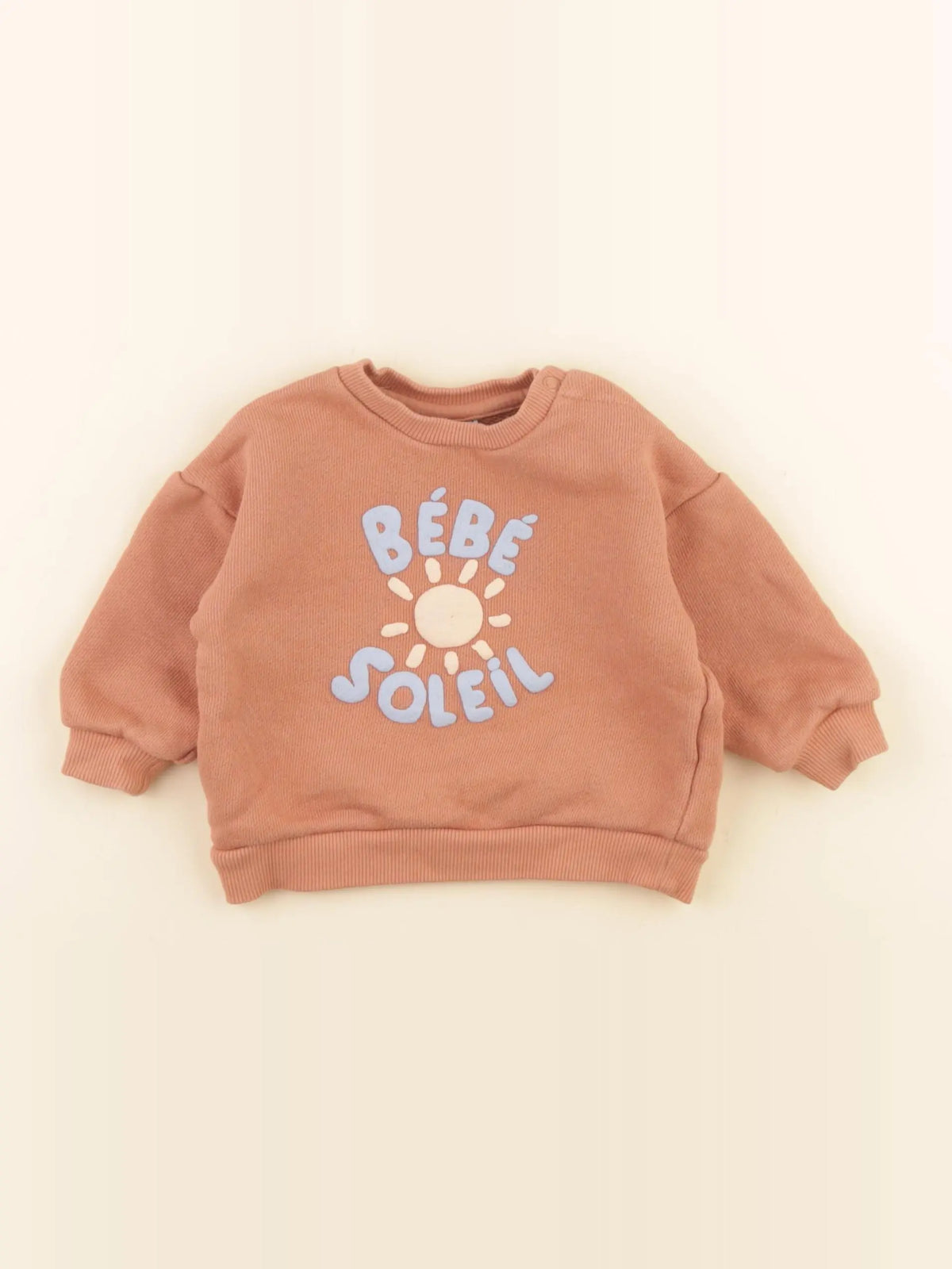 Tape à l'oeil - sweat marron - 9 mois