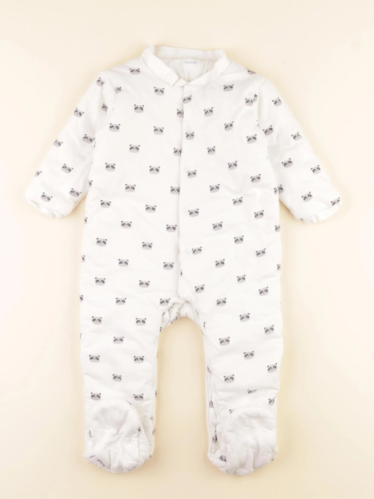 Boutchou - sur-pyjama bleu, blanc - 24 mois