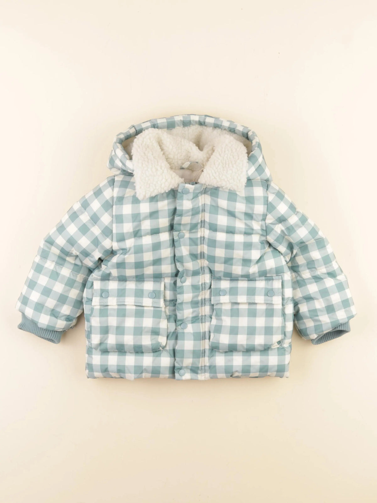 Boutchou - doudoune vert - 24 mois