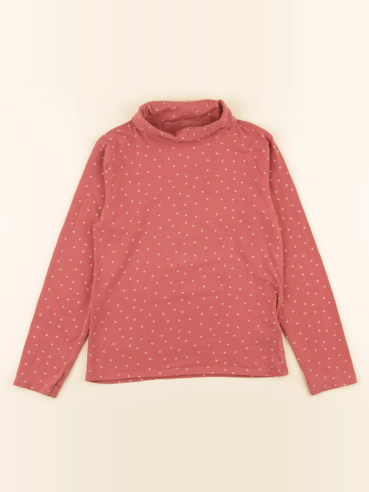 Vertbaudet - sous-pull rose - 8 ans