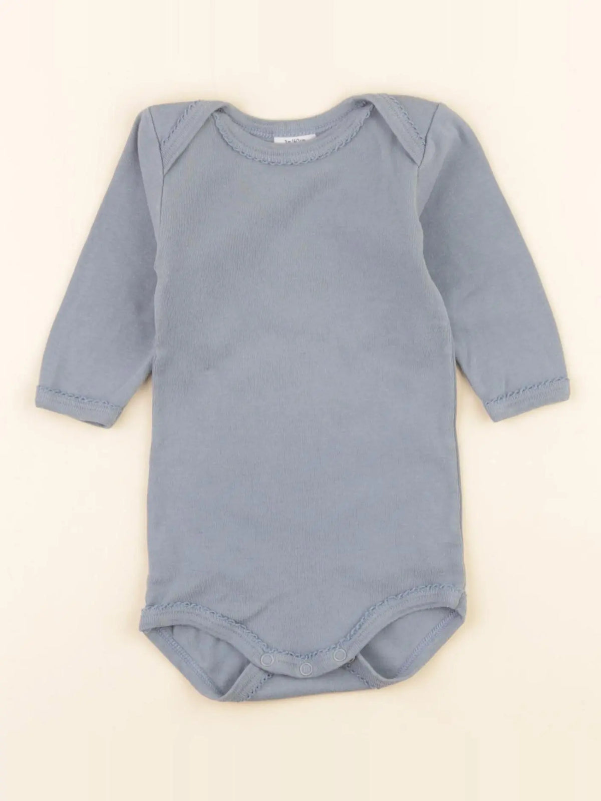 Petit Bateau - body bleu - 3 mois