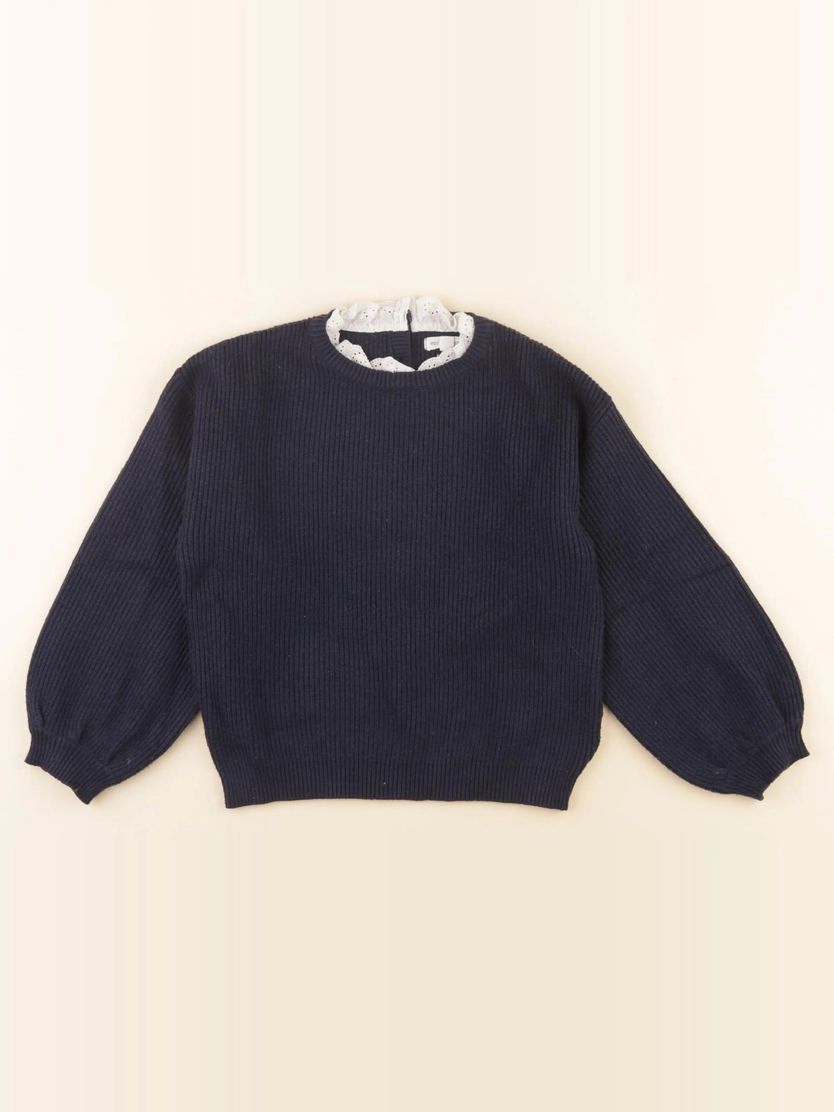 Vertbaudet - pull bleu - 8 ans