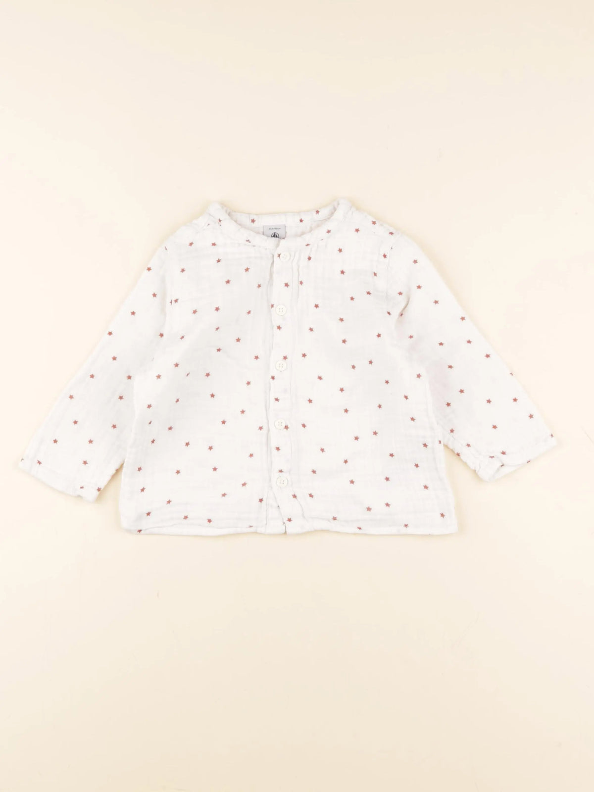 Petit Bateau - blouse blanc - 24 mois