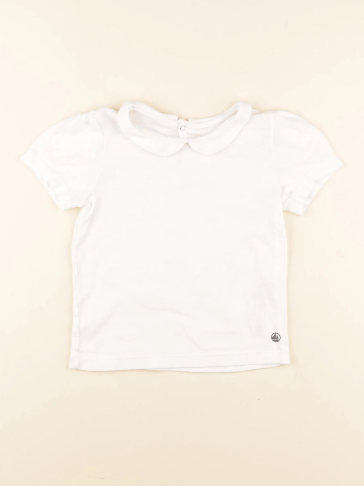 Petit Bateau - tee-shirt blanc - 5 ans