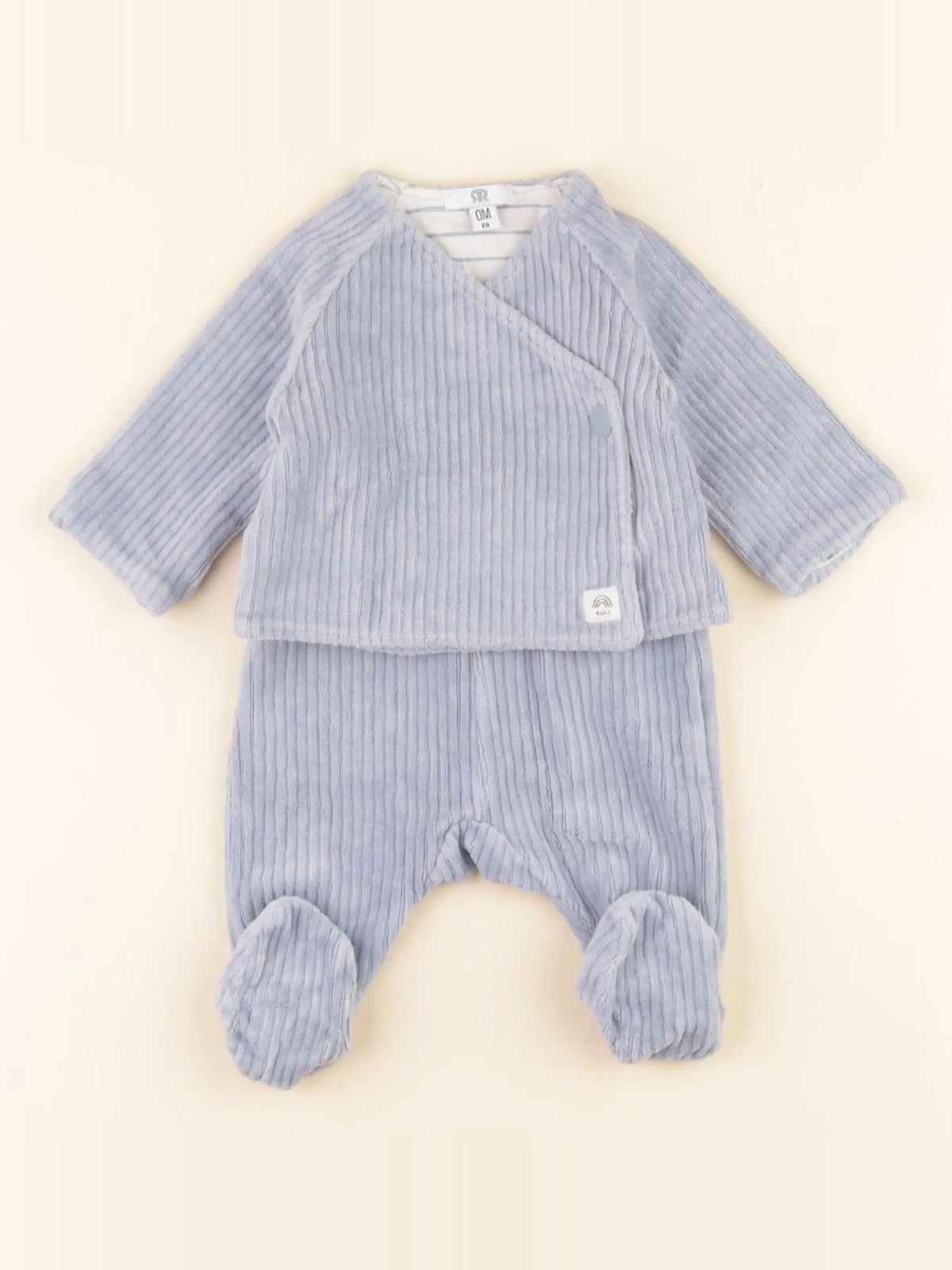 La Redoute - ensemble bleu - 0 mois