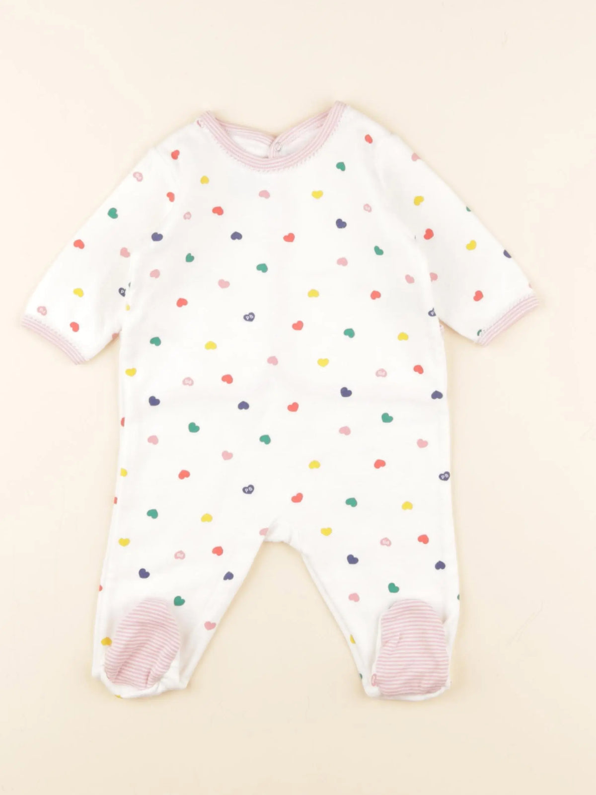 Petit Bateau - pyjama coton multicolore - 3 mois