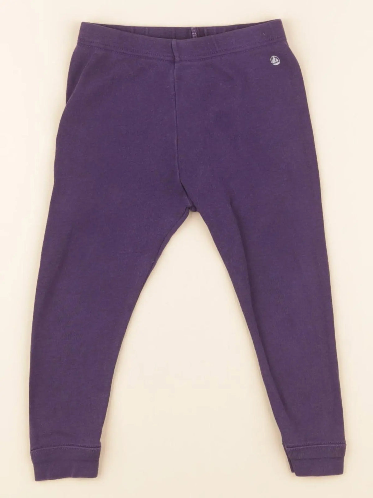 Petit Bateau - legging violet - 18 mois