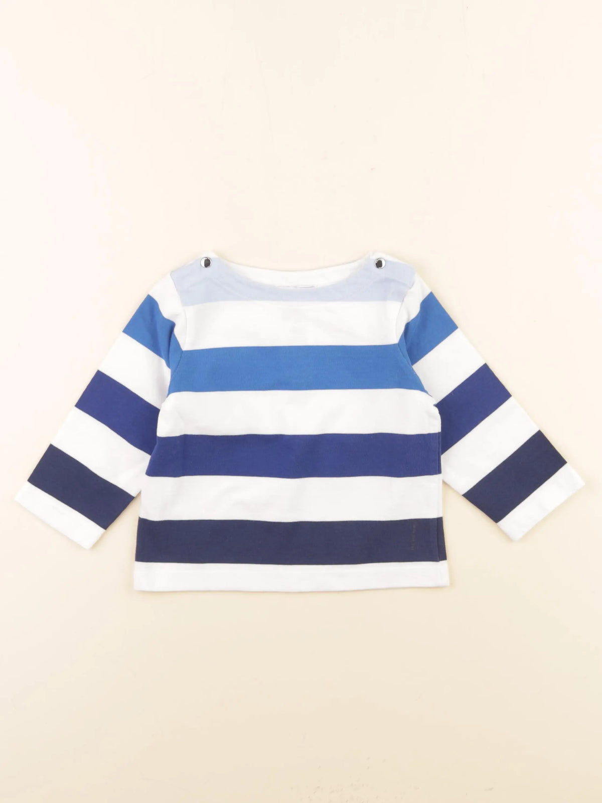 Jacadi - tee-shirt blanc, bleu - 24 mois