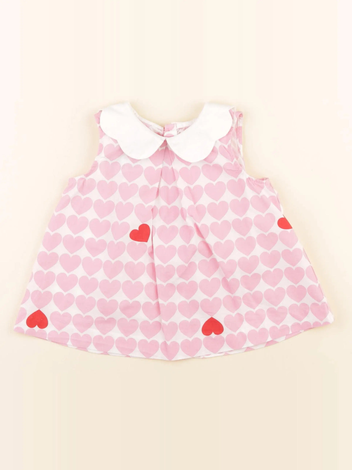 Jacadi - blouse rose, blanc - 36 mois