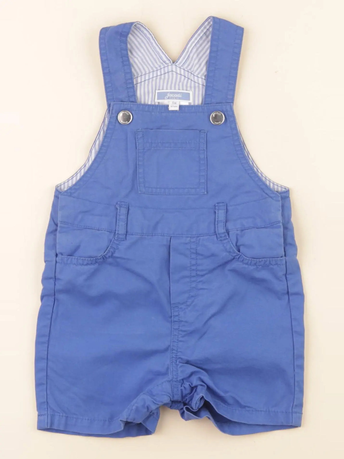 Jacadi - salopette bleu - 6 mois