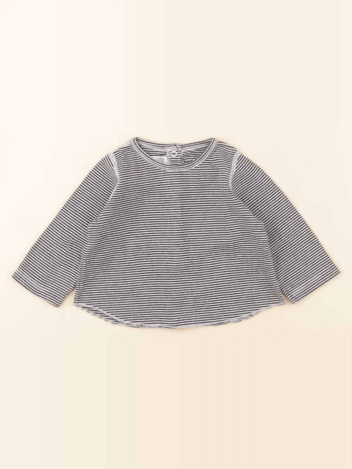 Petit Bateau - tee-shirt bleu - 6 mois