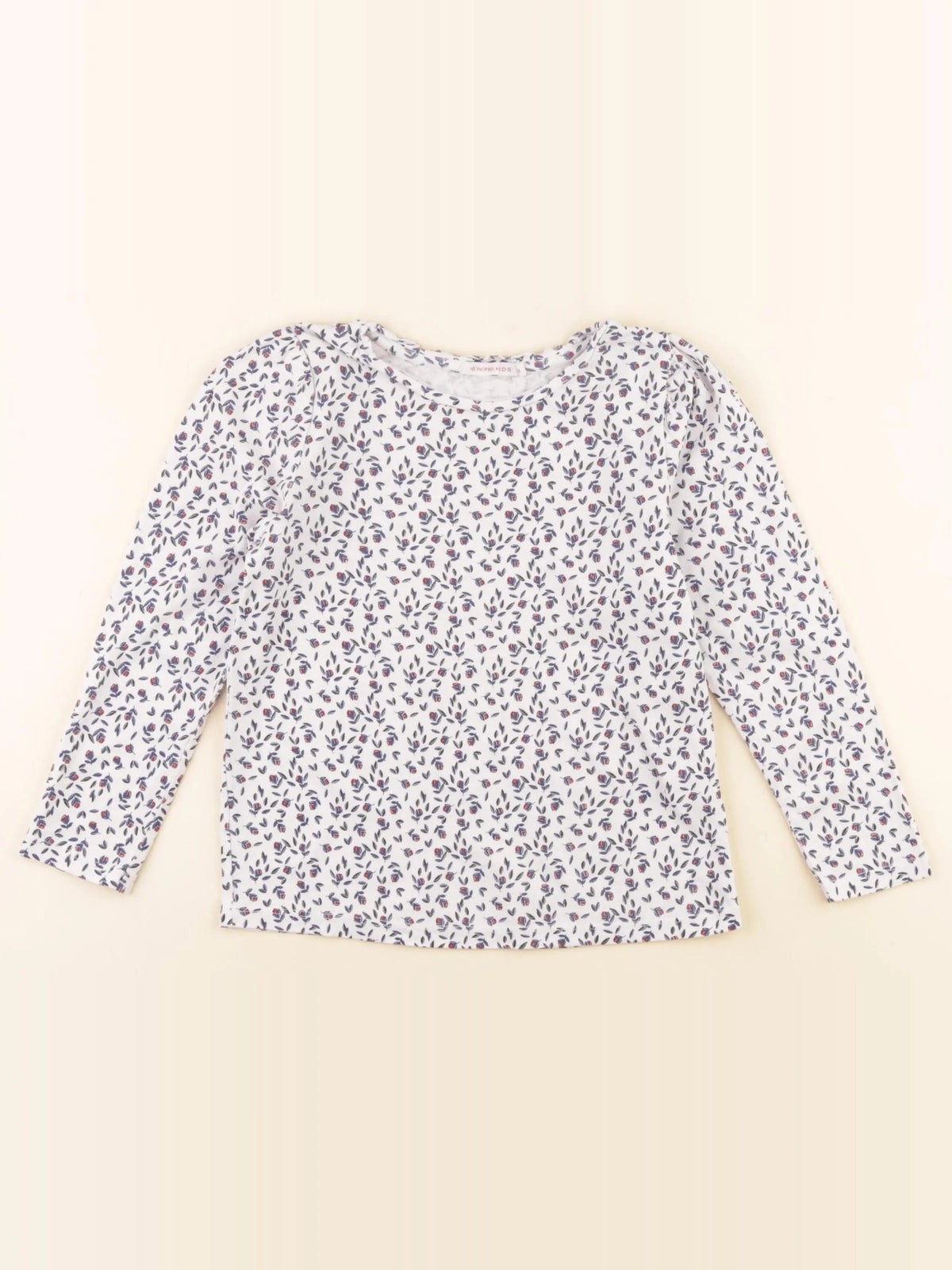 Monoprix - tee-shirt bleu, blanc - 6 ans