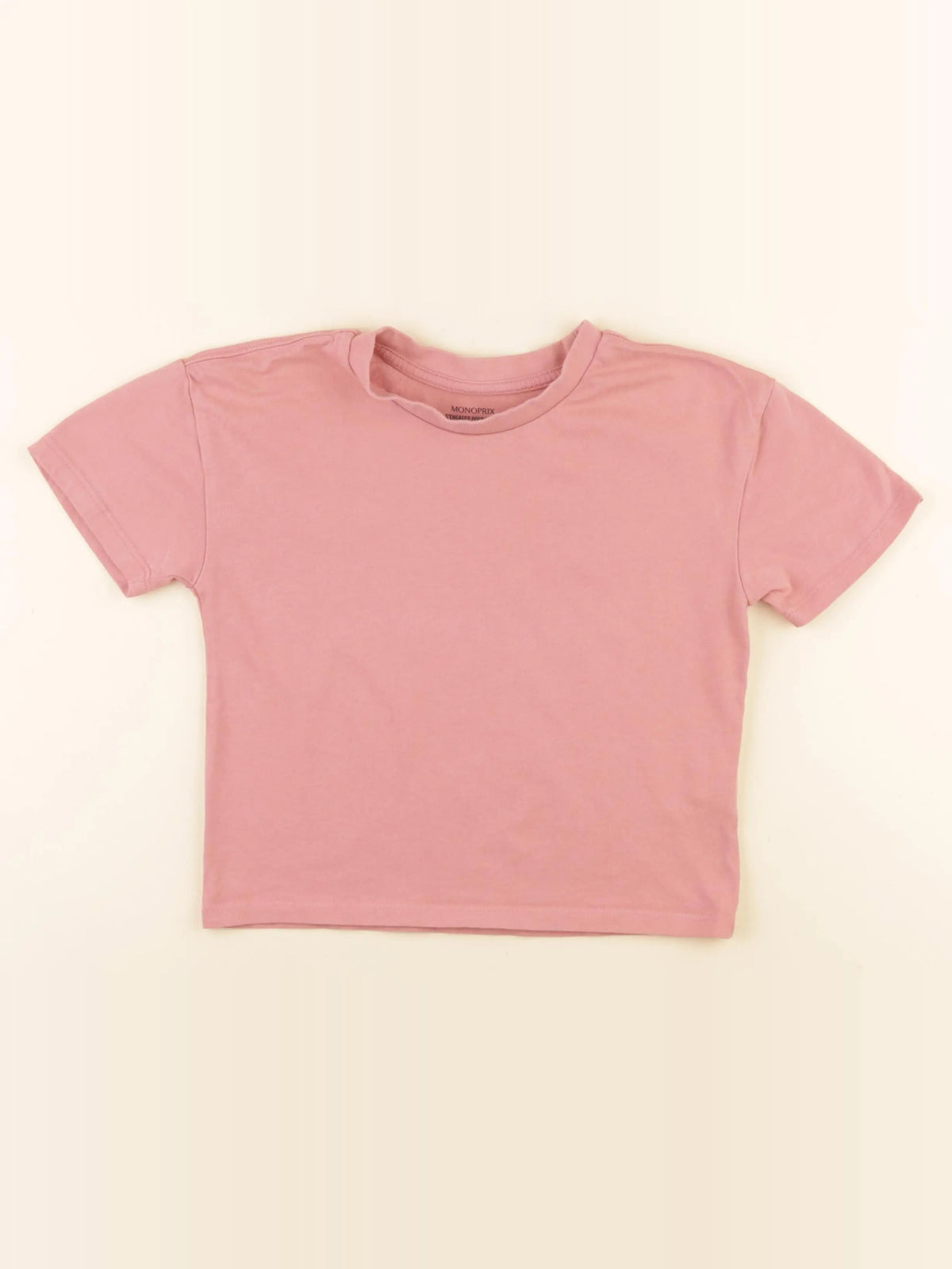 Monoprix - tee-shirt rose - 6 ans