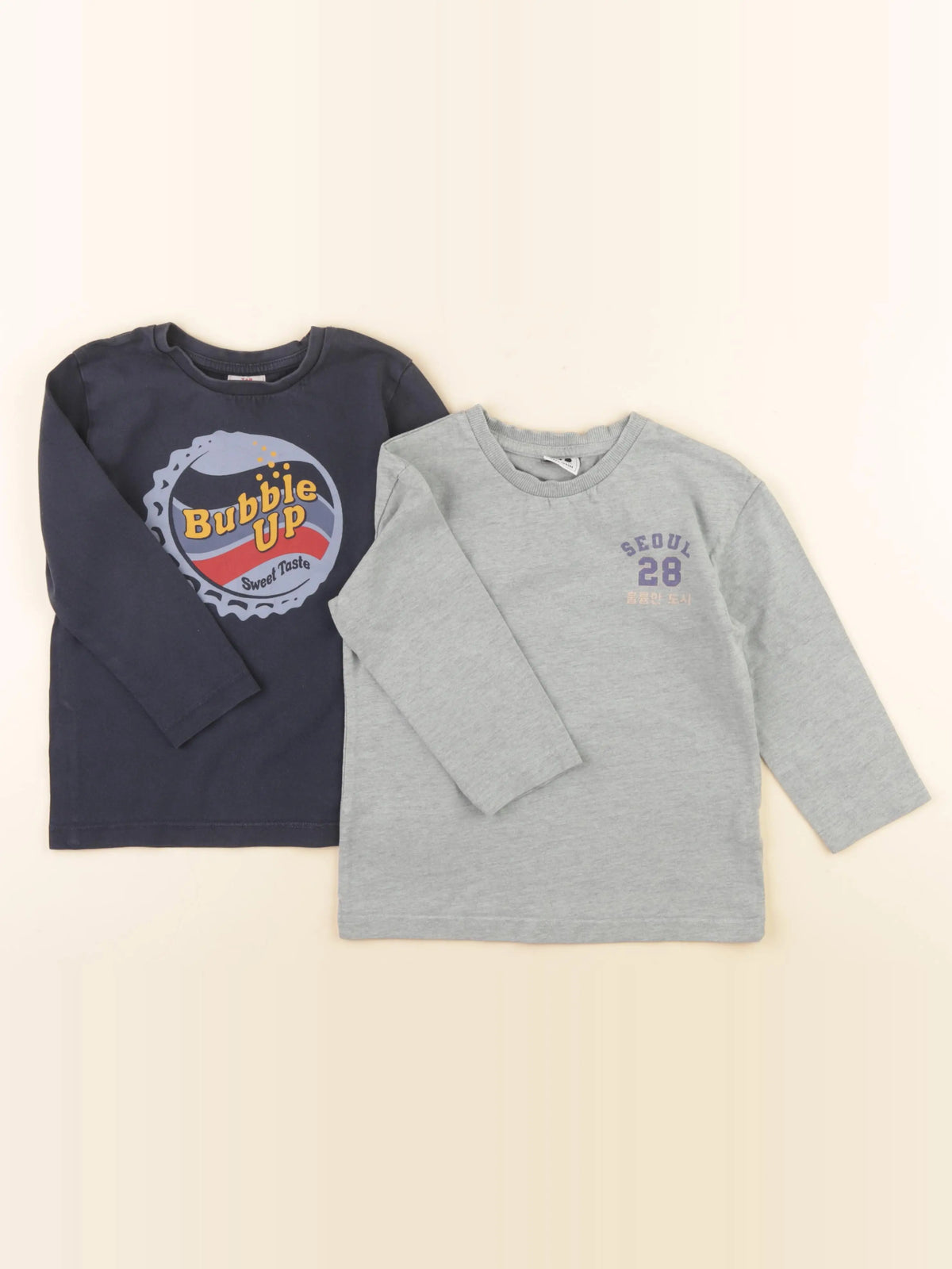 Tape à l'oeil - lot de 2 tee-shirts bleu - 4 ans