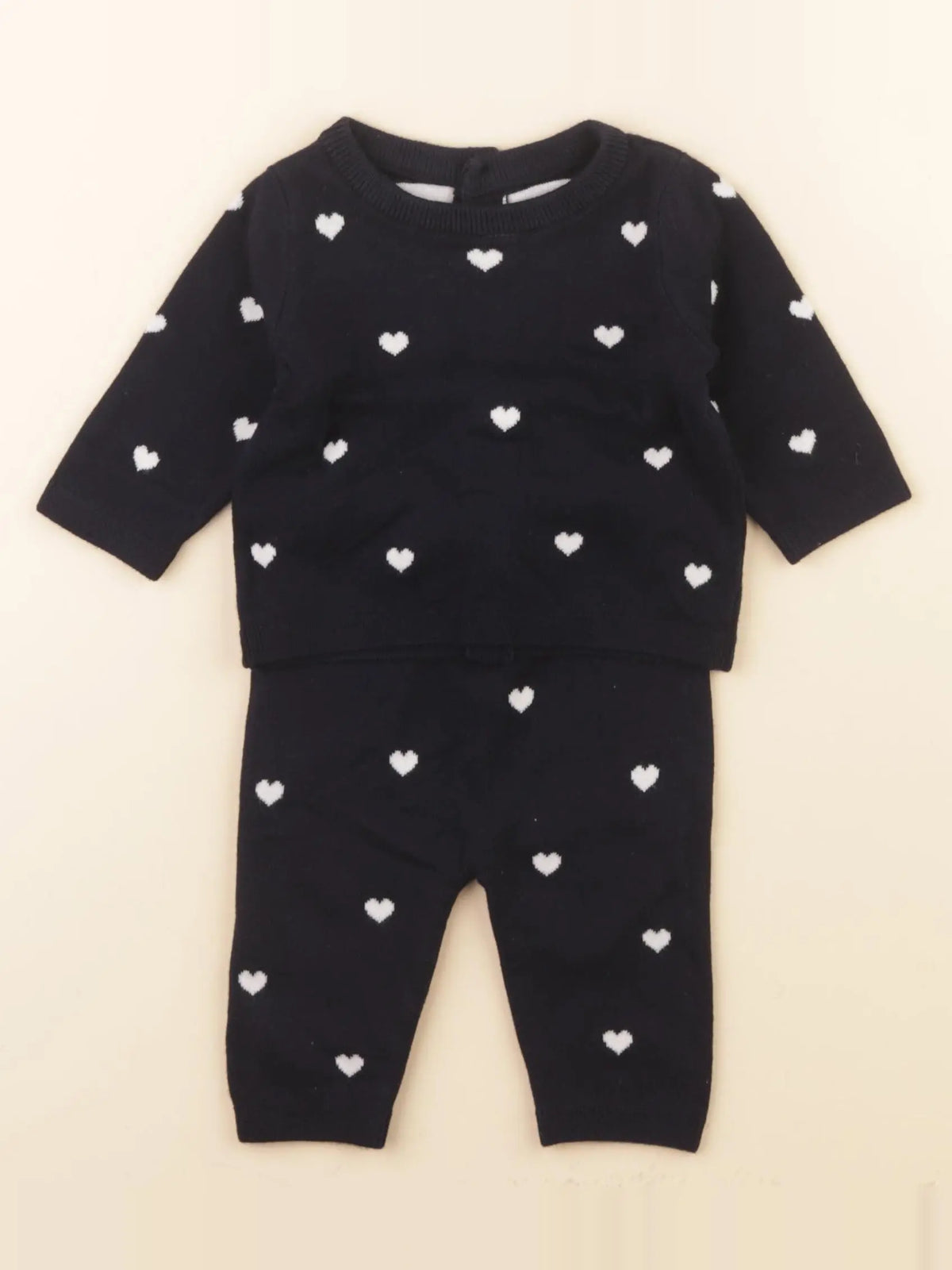 Jacadi - ensemble bleu - 3 mois