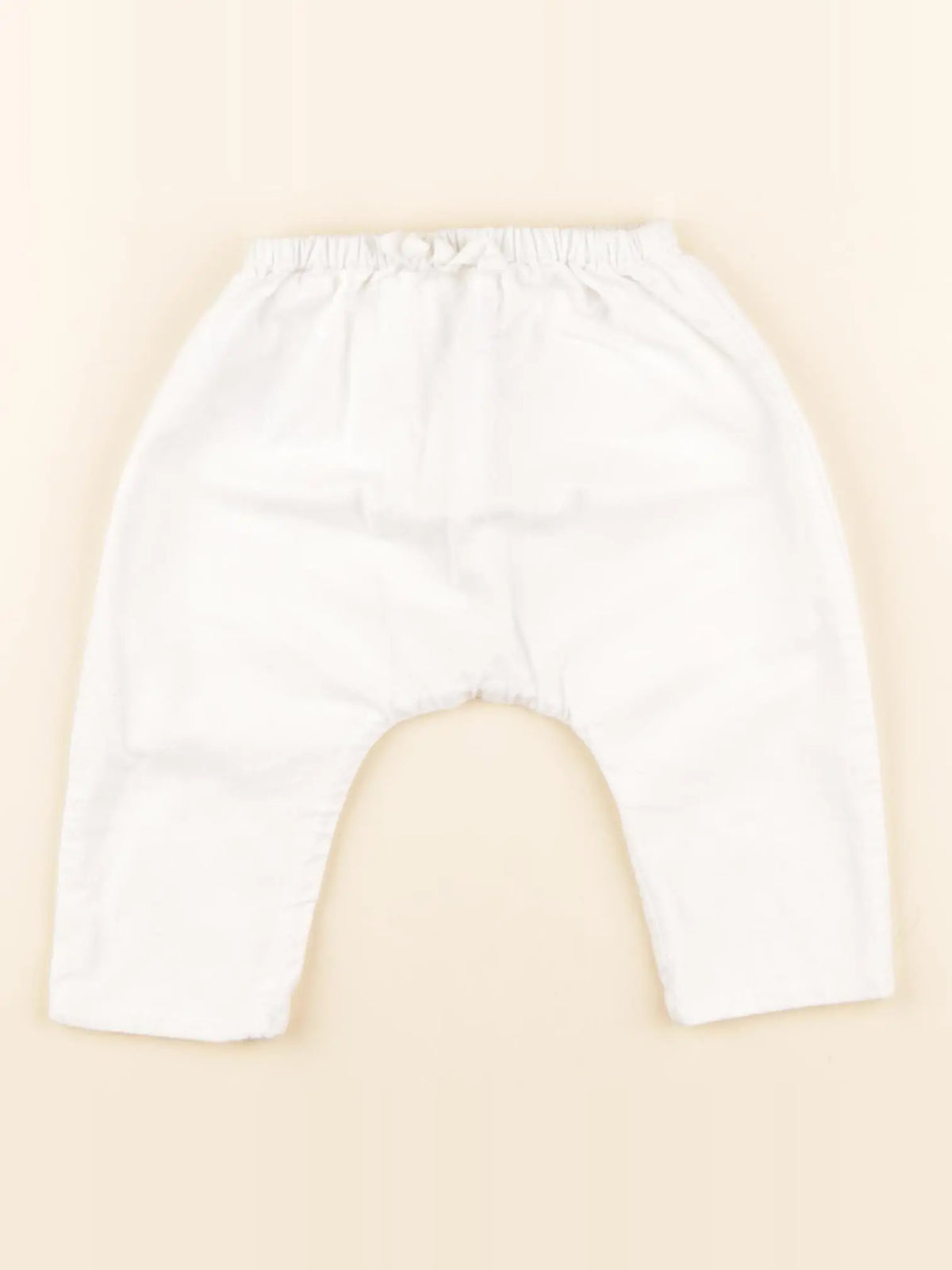 Petit Bateau - sarouel blanc - 3 mois
