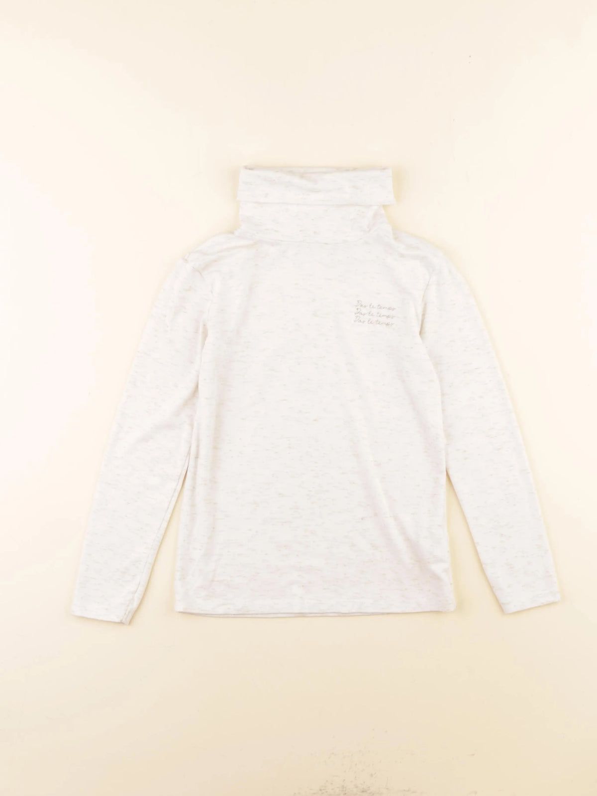 Tape à l'oeil - sous-pull beige - 8 ans