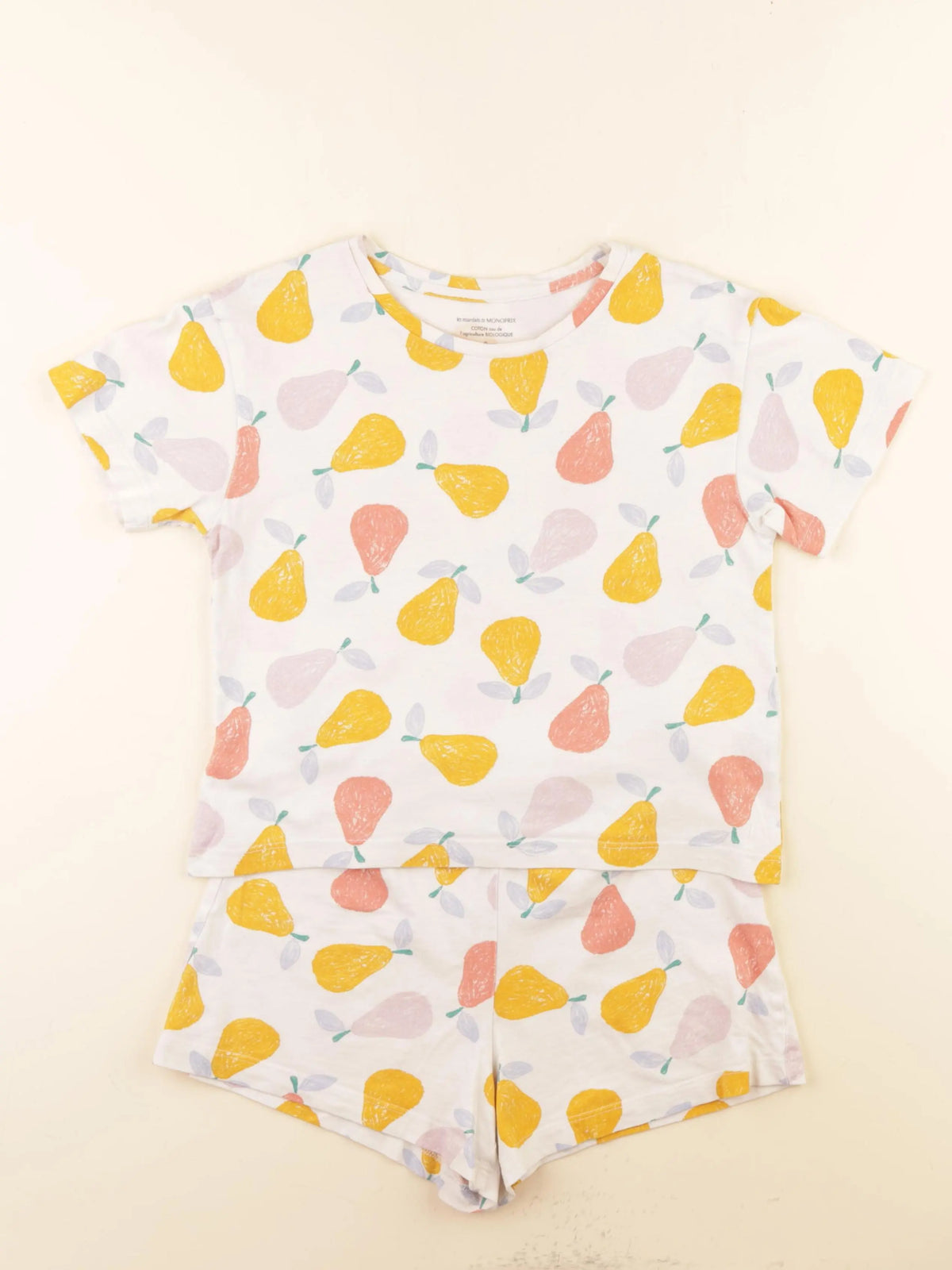 Monoprix - pyjama coton multicolore - 8 ans