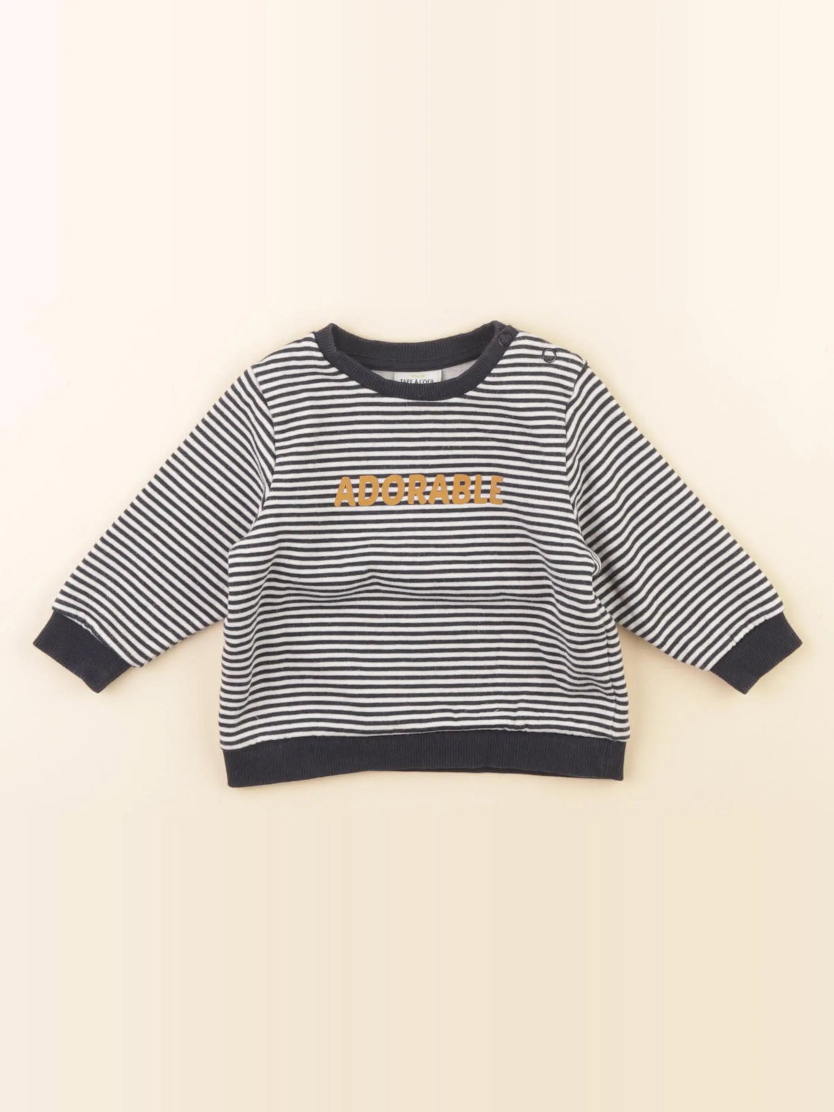 Tape à l'oeil - sweat bleu - 9 mois