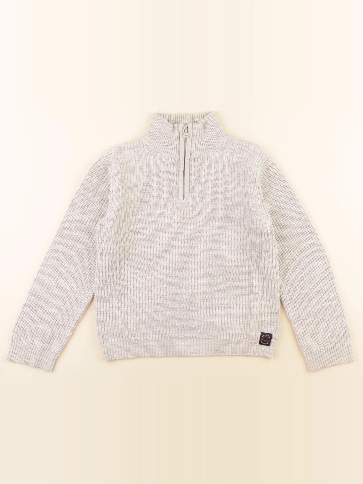 H&M - pull beige - 6/8 ans