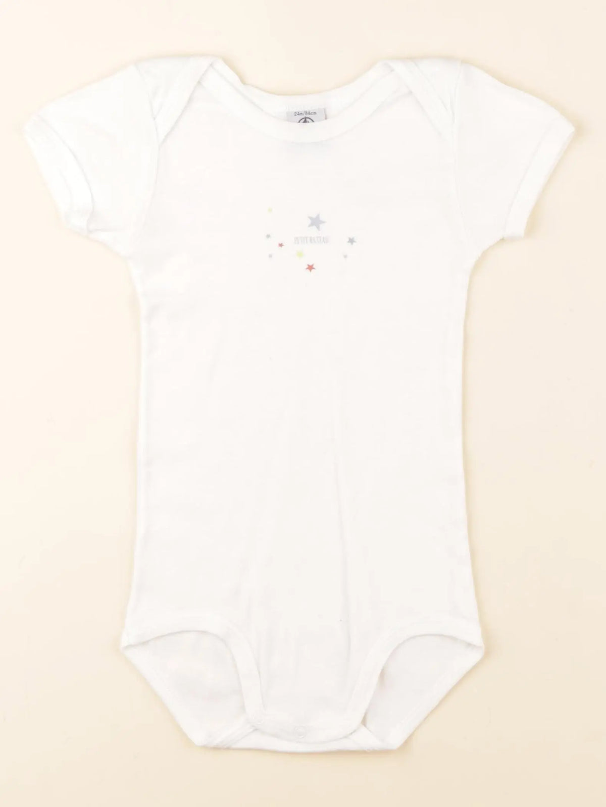Petit Bateau - body blanc - 24 mois