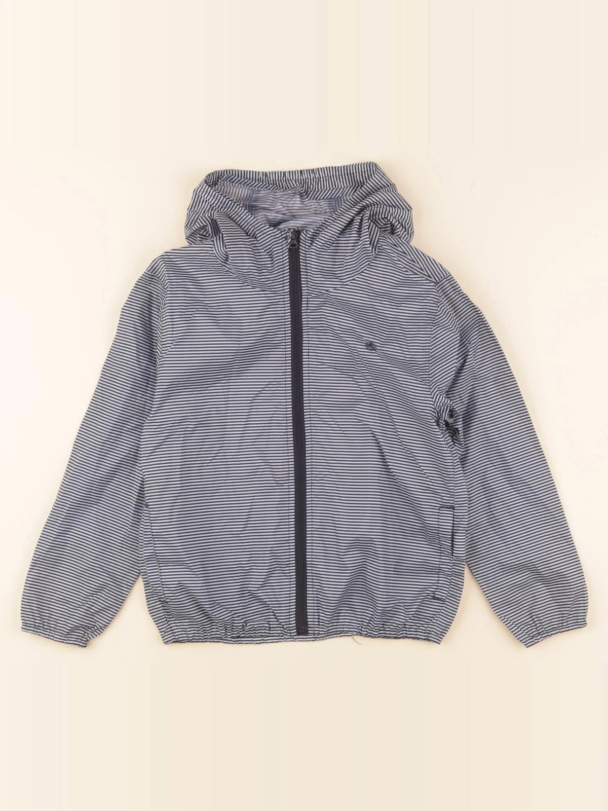 Petit Bateau - coupe-vent bleu - 6 ans