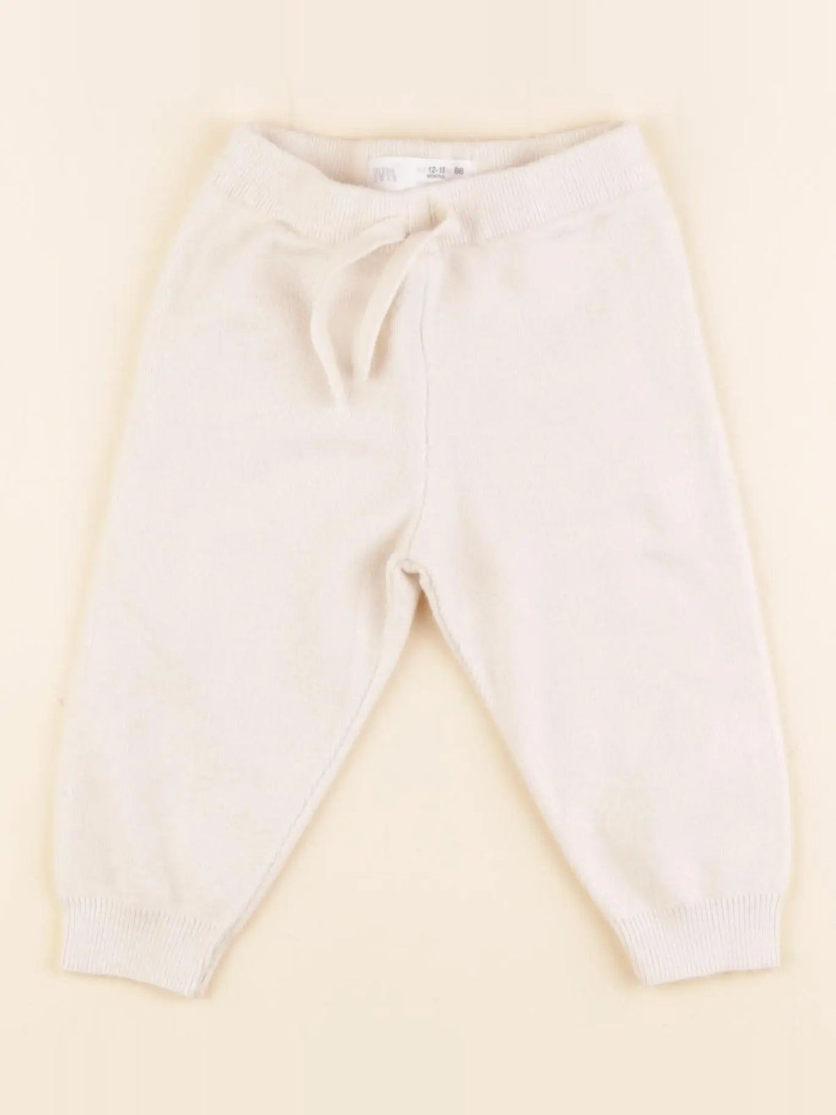 Zara - legging beige - 12/18 mois