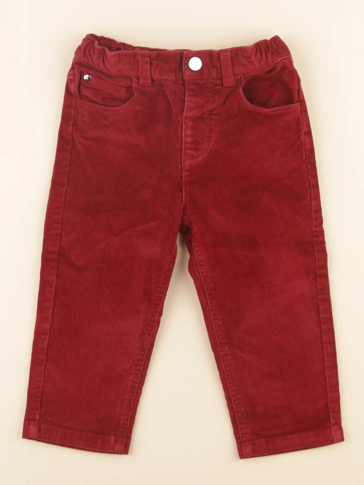 Jacadi - pantalon rouge - 24 mois