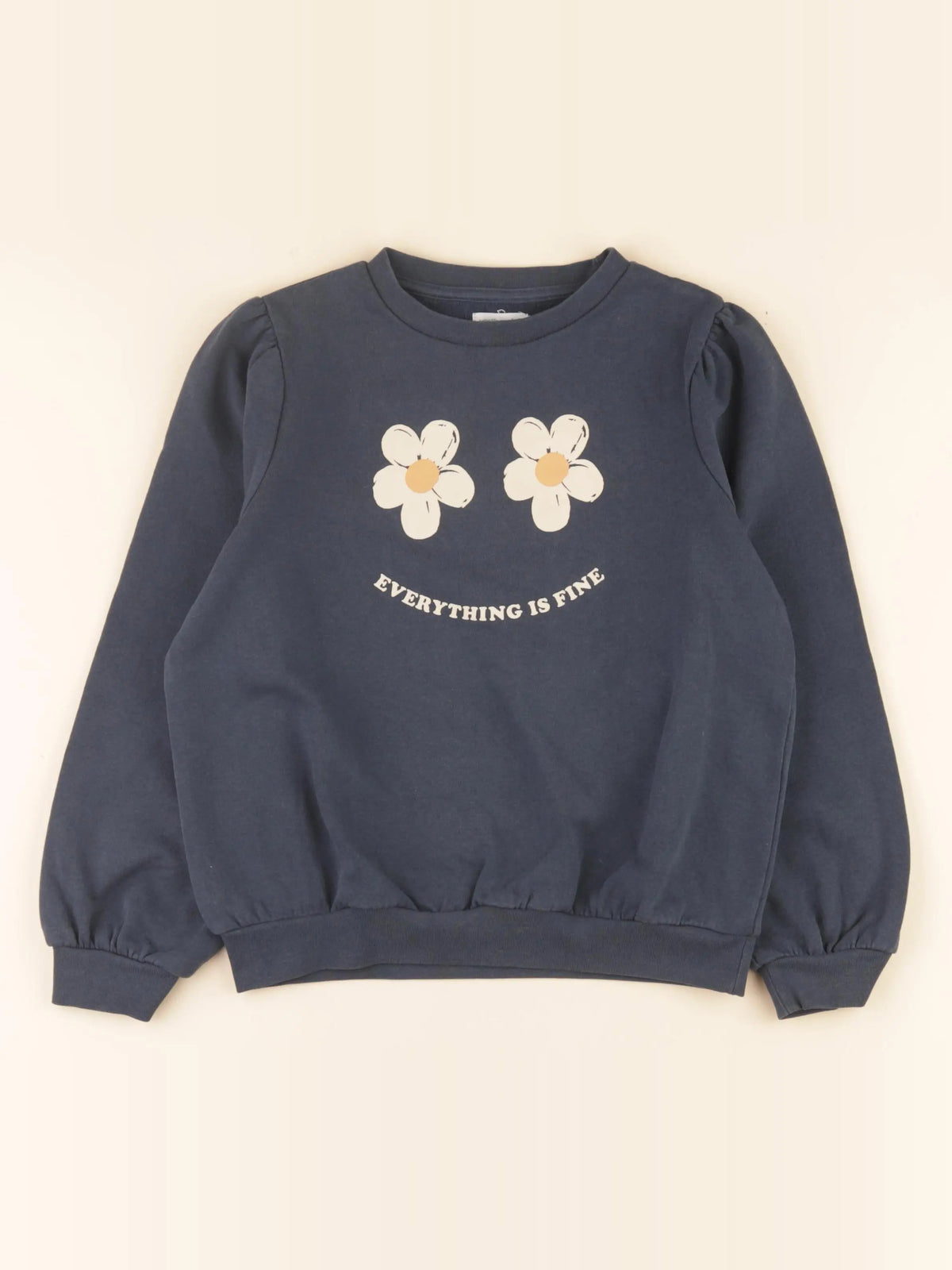 Vertbaudet - sweat bleu - 8 ans