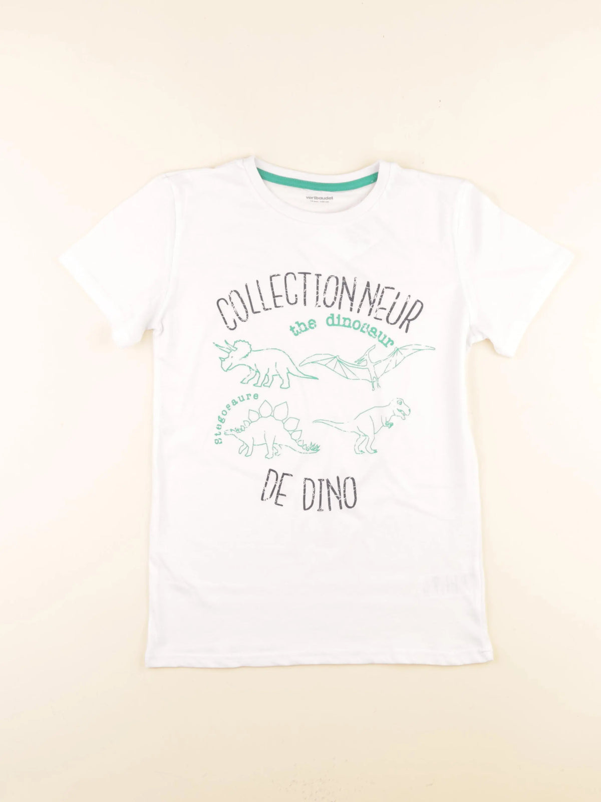 Vertbaudet - tee-shirt blanc - 12 ans