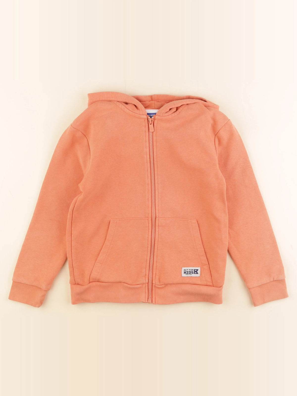 Okaidi - sweat orange - 8 ans