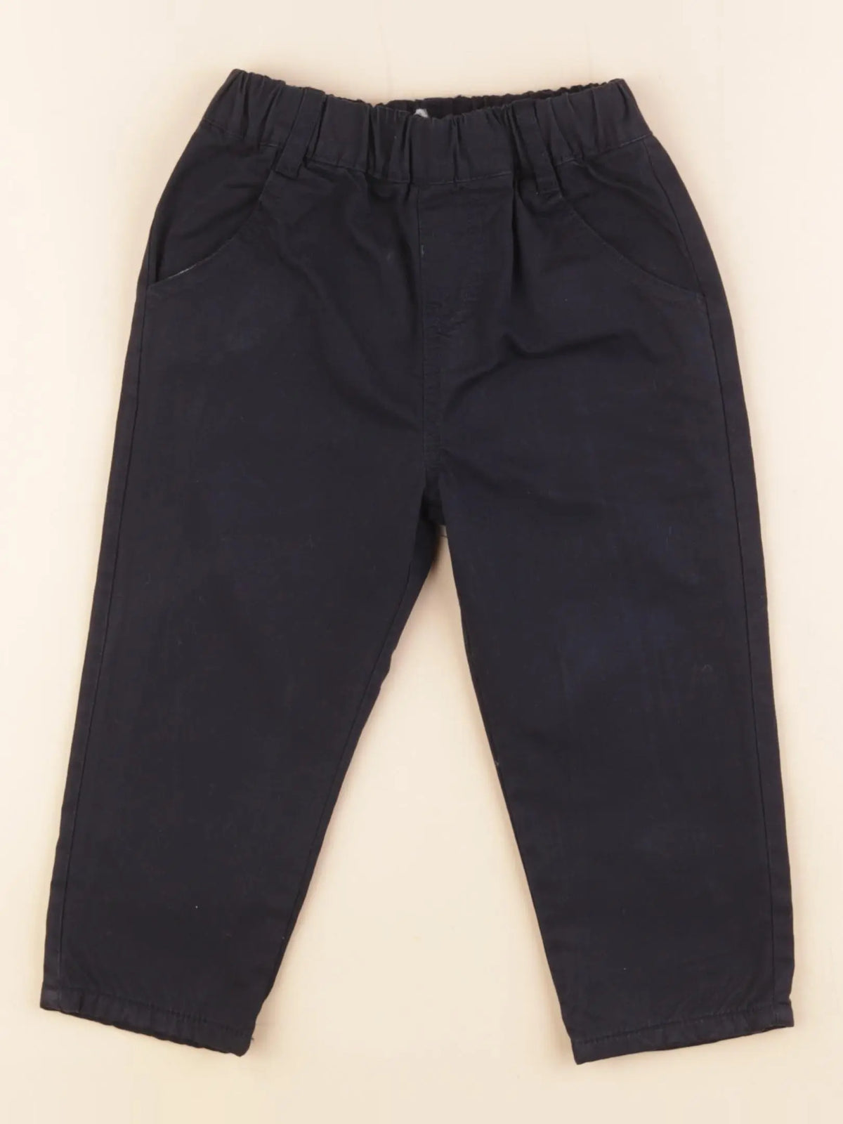 Boutchou - pantalon doublé bleu - 18 mois