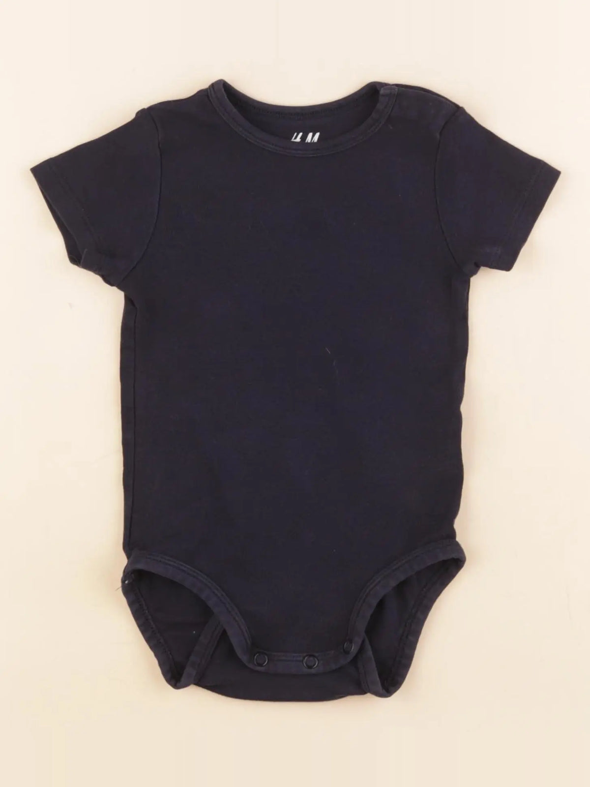 H&M - body bleu - 9/12 mois