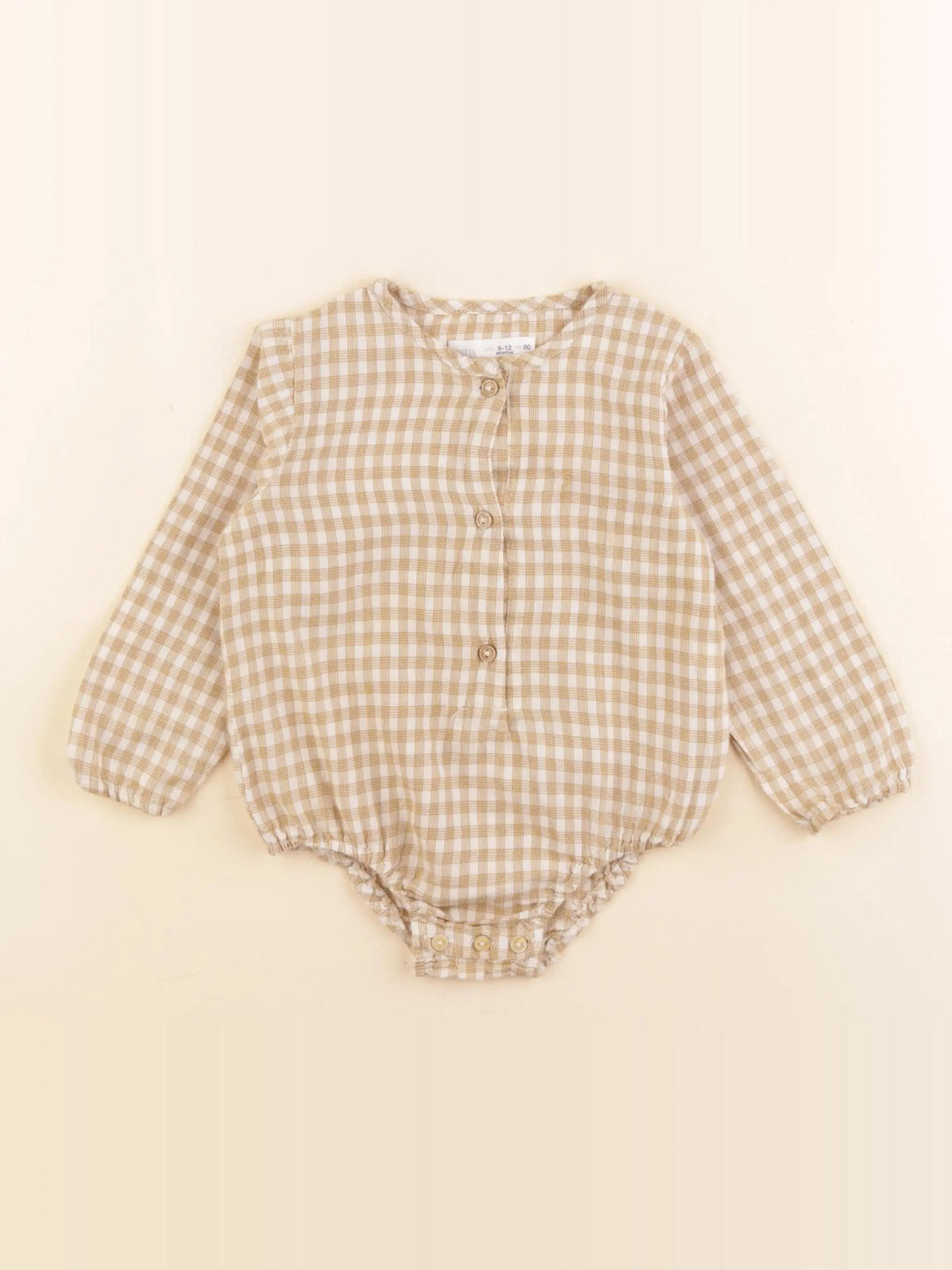 Zara - combinaison marron - 9/12 mois