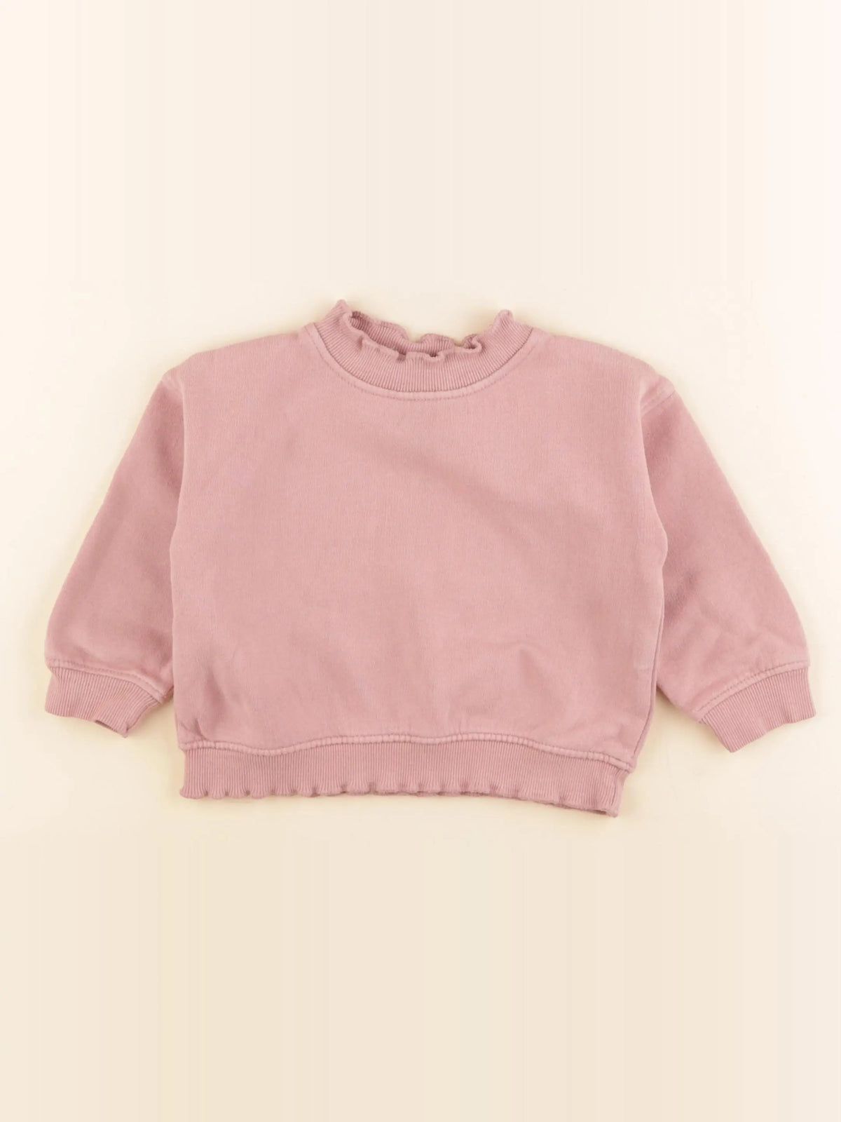 Zara - sweat rose - 18/24 mois