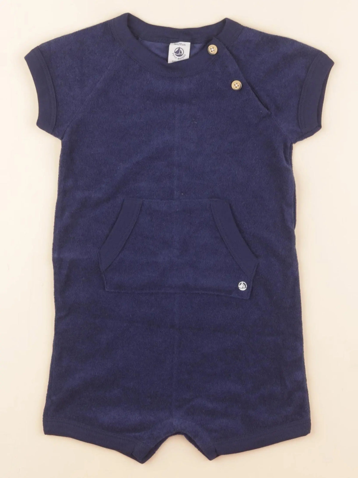 Petit Bateau - combinaison bleu - 18 mois